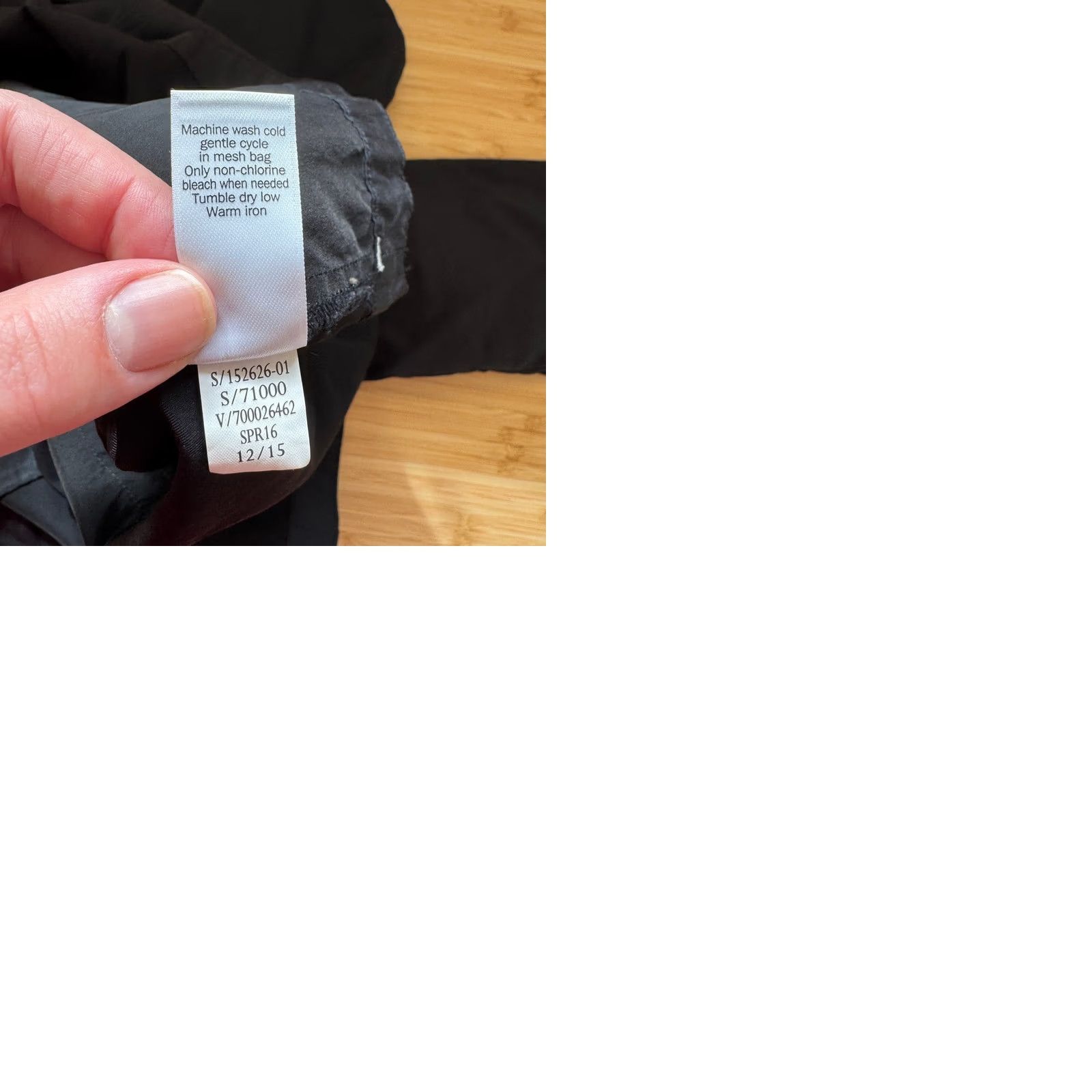 Vintage Derek Lam 10C Athleta Black Top XS Drawstring Waist Long Sleeve Athleisure Size XS / US 0-2 / IT 36-38 - 10 Thumbnail