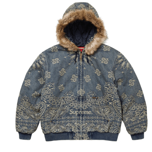 Supreme Reflective Arc Hooded Work Jacket | Grailed
