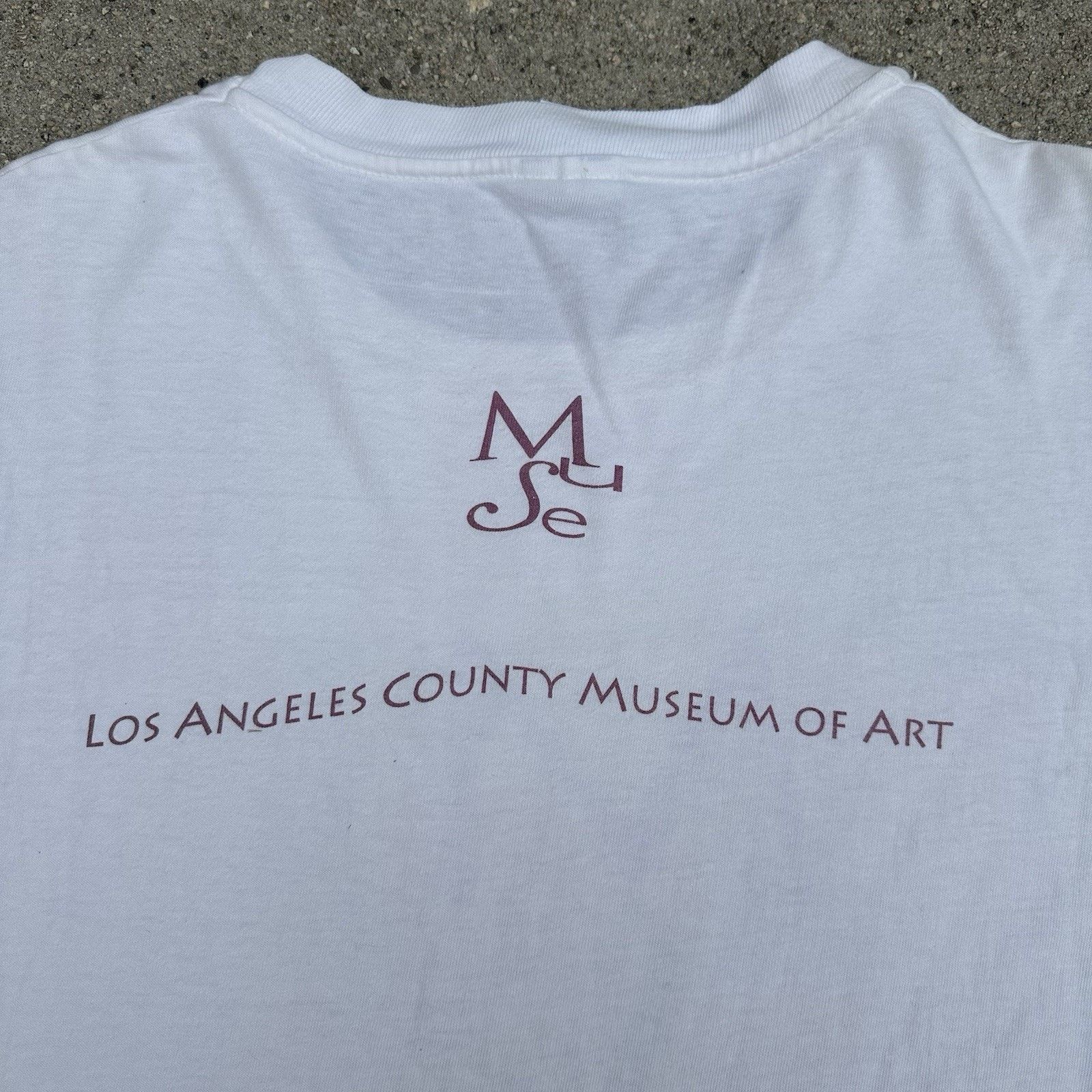 Vintage Vintage 90s LACMA “Muse” Venus & A Sleeping Amor Art Tee Size US XL / EU 56 / 4 - 2 Thumbnail