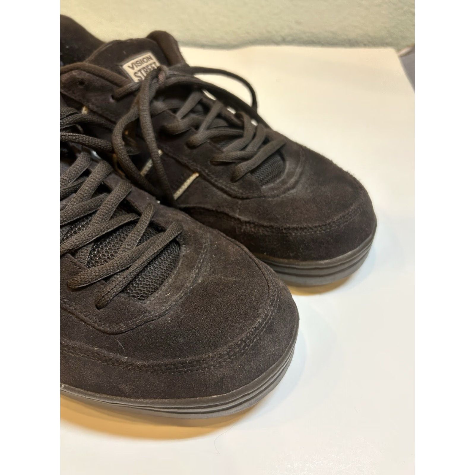 Vintage VINTAGE Vision Street Wear Brown Suede Skate Shoes Men's 12 Low Top Fat Tongue Size US L / EU 52-54 / 3 - 2 Thumbnail
