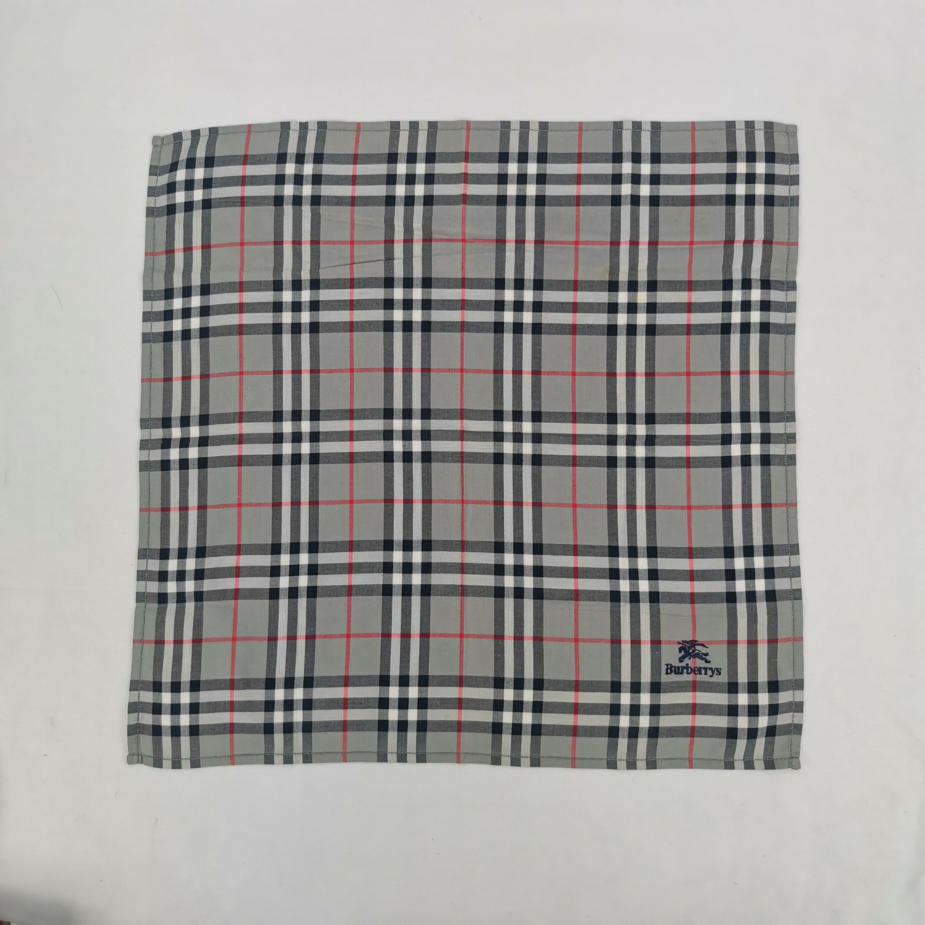 Burberry Vintage Burberry Handkerchief Bandana Pocket Square Size ONE SIZE - 2 Thumbnail
