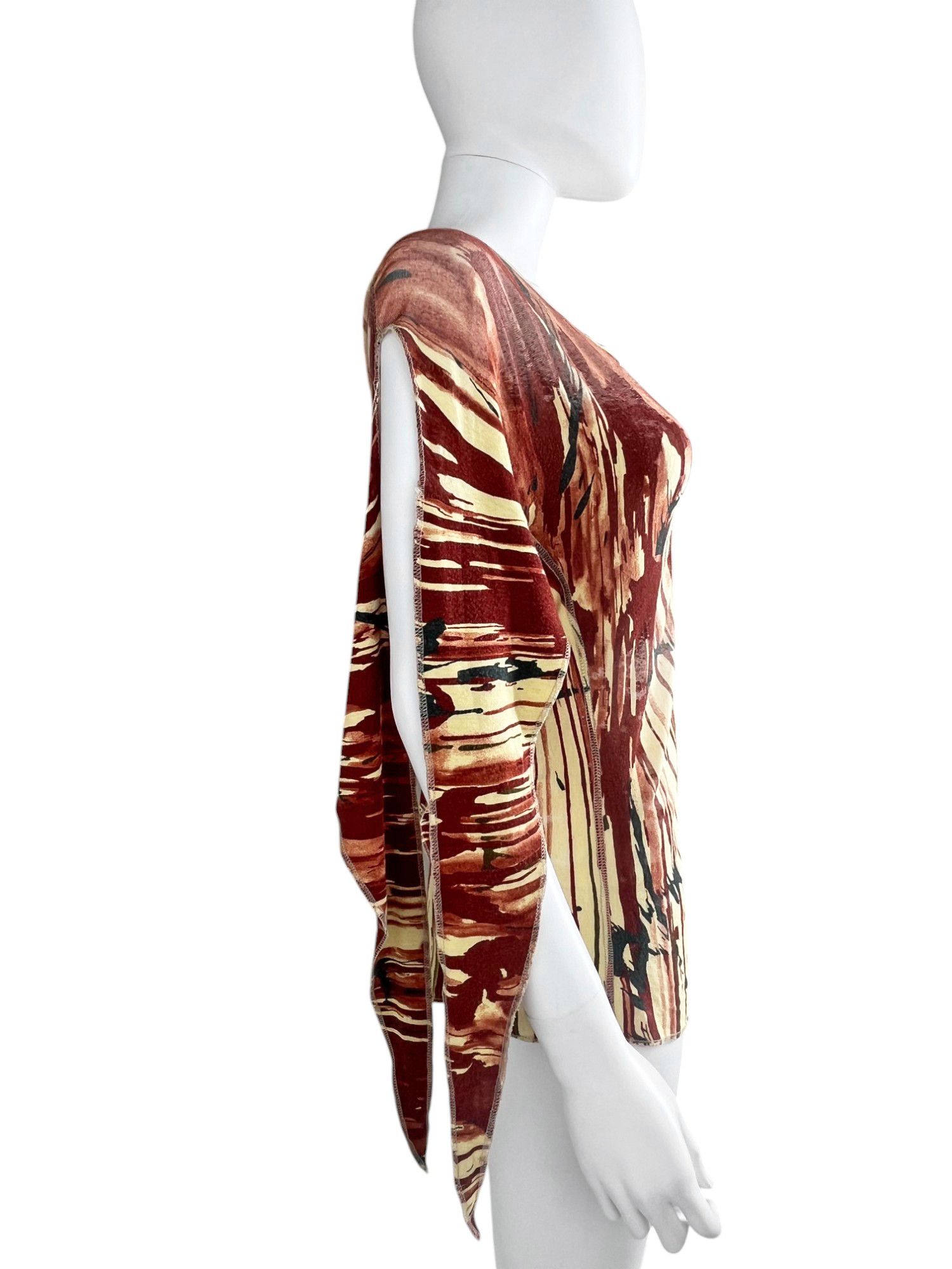 Jean Paul Gaultier F/W 1998 Blood Boat Neck Top Size S / US 4 / IT 40 - 4 Thumbnail