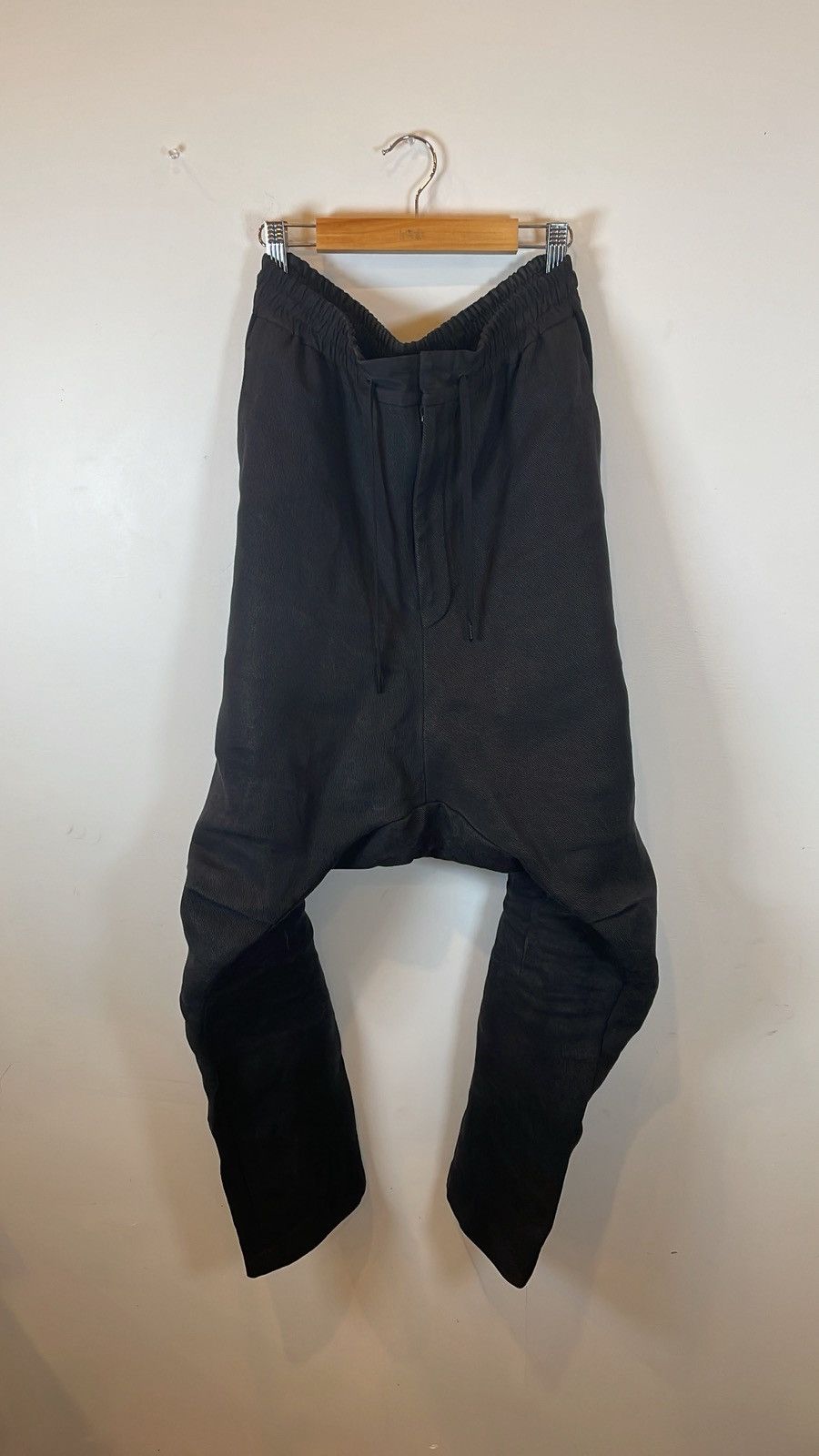 DEVOA Drop Crotch Heavy Wash Denim Pants