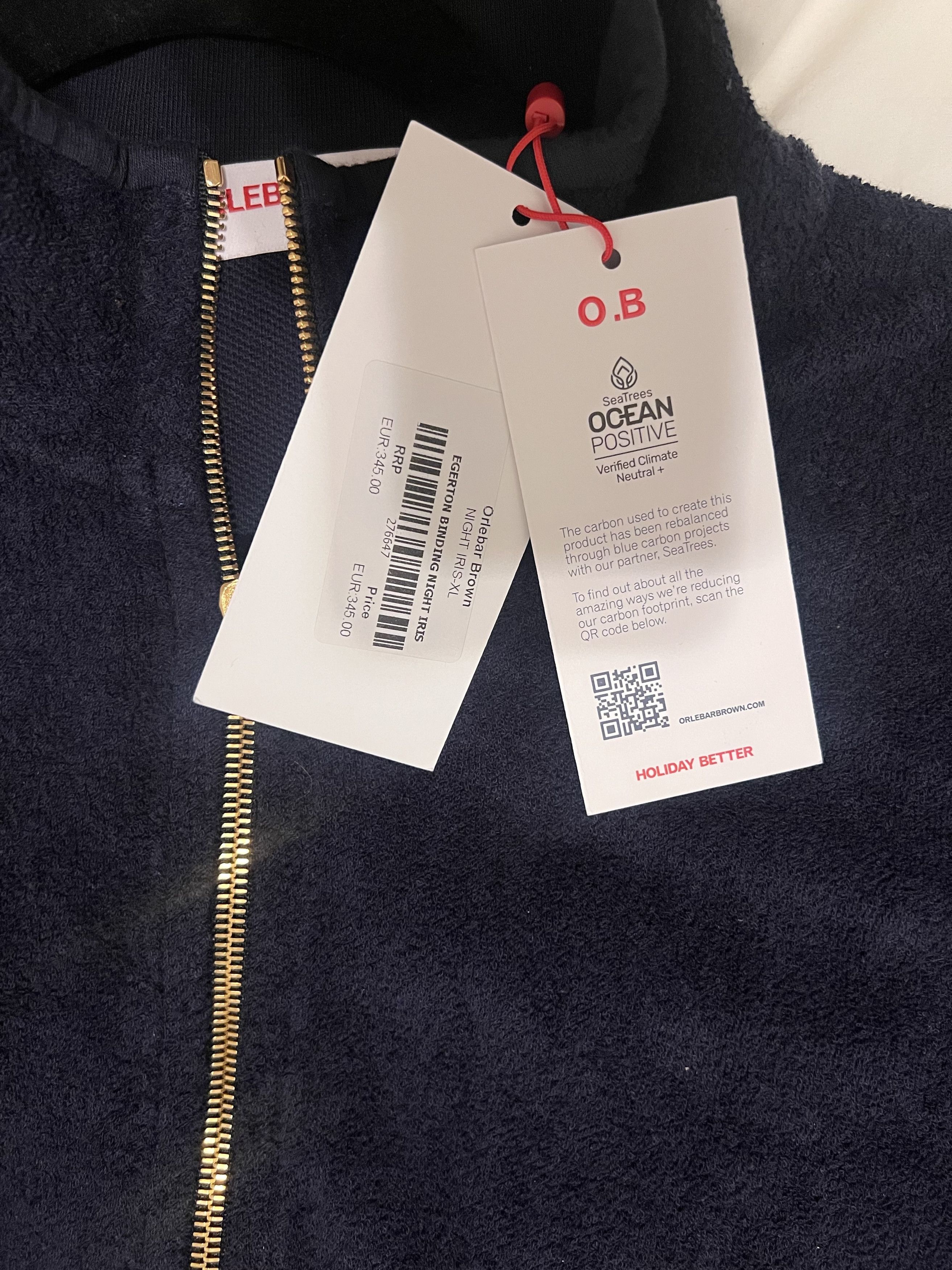 Orlebar Brown New w/ Tags, Orlebar Brown, Light Plush Jacket Size US XL / EU 56 / 4 - 4 Thumbnail