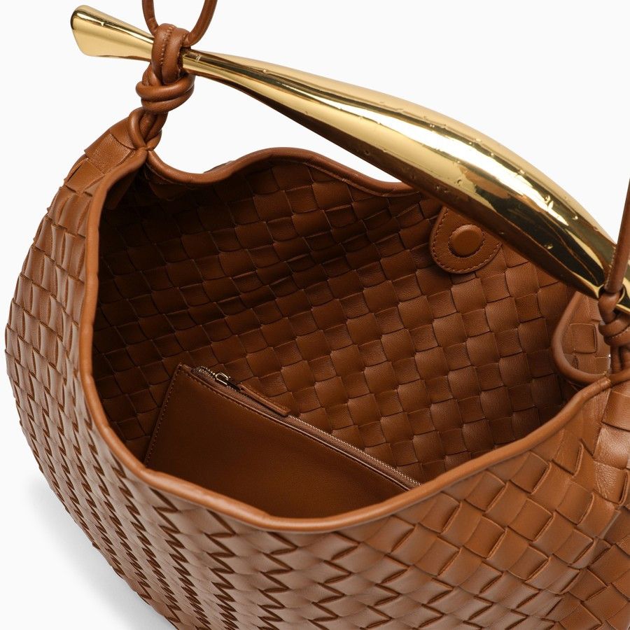 Bottega Veneta o1d2blof0824 Size: OS / Medium Handbag in Brown Size ONE SIZE - 4 Thumbnail