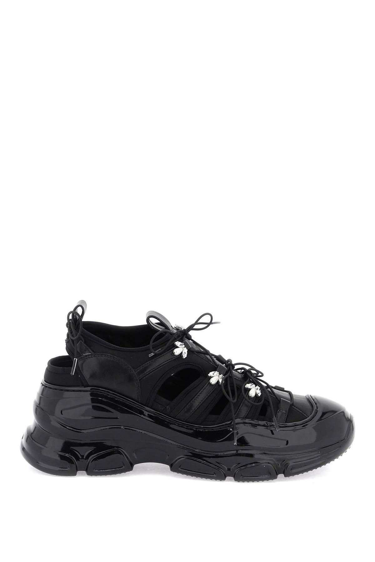 image of Simone Rocha Hybrid Tracker Sneaker Size Eu 42 For Men in Nero