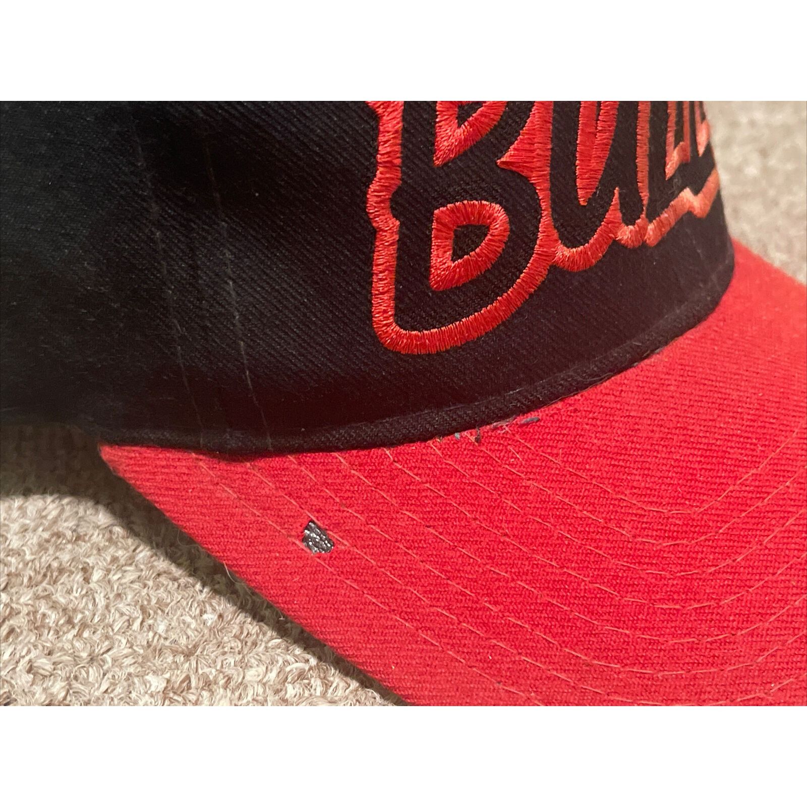 Starter Vintage 90s Starter Chicago Bulls Script NBA Snapback Hat Ca Size ONE SIZE - 5 Thumbnail