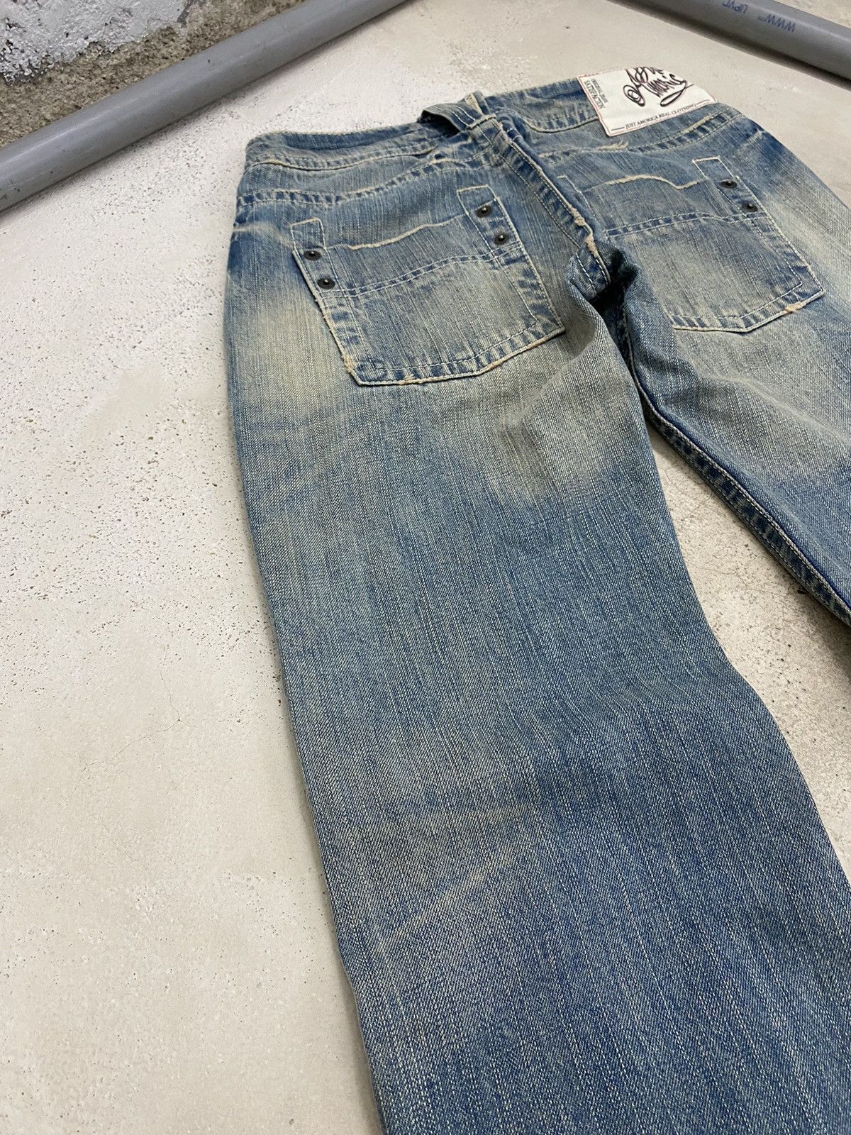Hysteric Glamour Just Amorica Denim Style Mud Washed Light Jean Clawn Mark Size US 28 / EU 44 - 12 Thumbnail