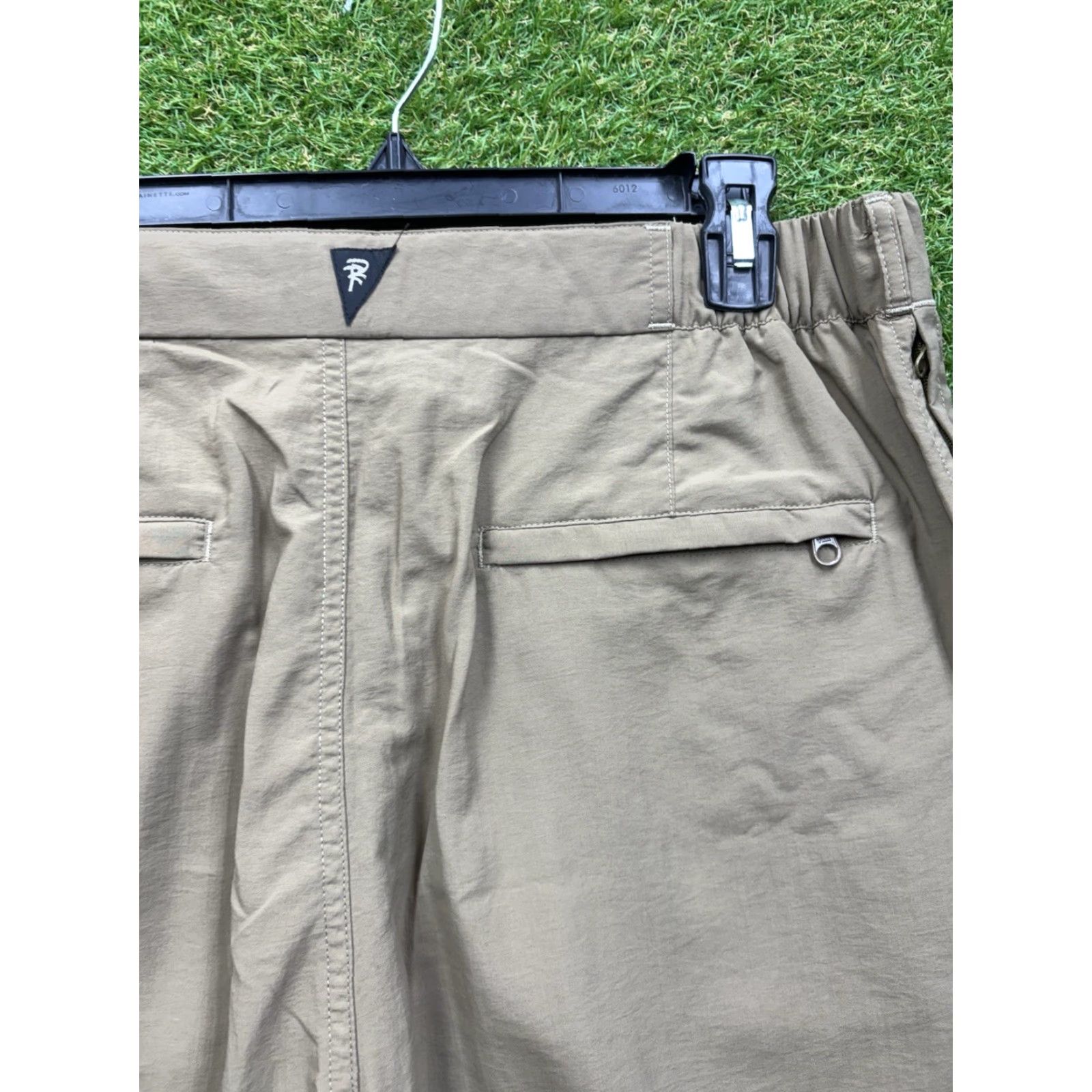 Doublet RailRider Nylon Hiking Pants Mens Medium Brown Elastic Waist Casual Travel 32 in Size US 31 - 6 Thumbnail