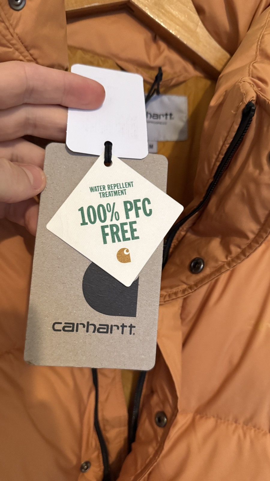 Carhartt Wip Carhartt WIP – Doville quilted jacket in yellow Size US M / EU 48-50 / 2 - 8 Thumbnail