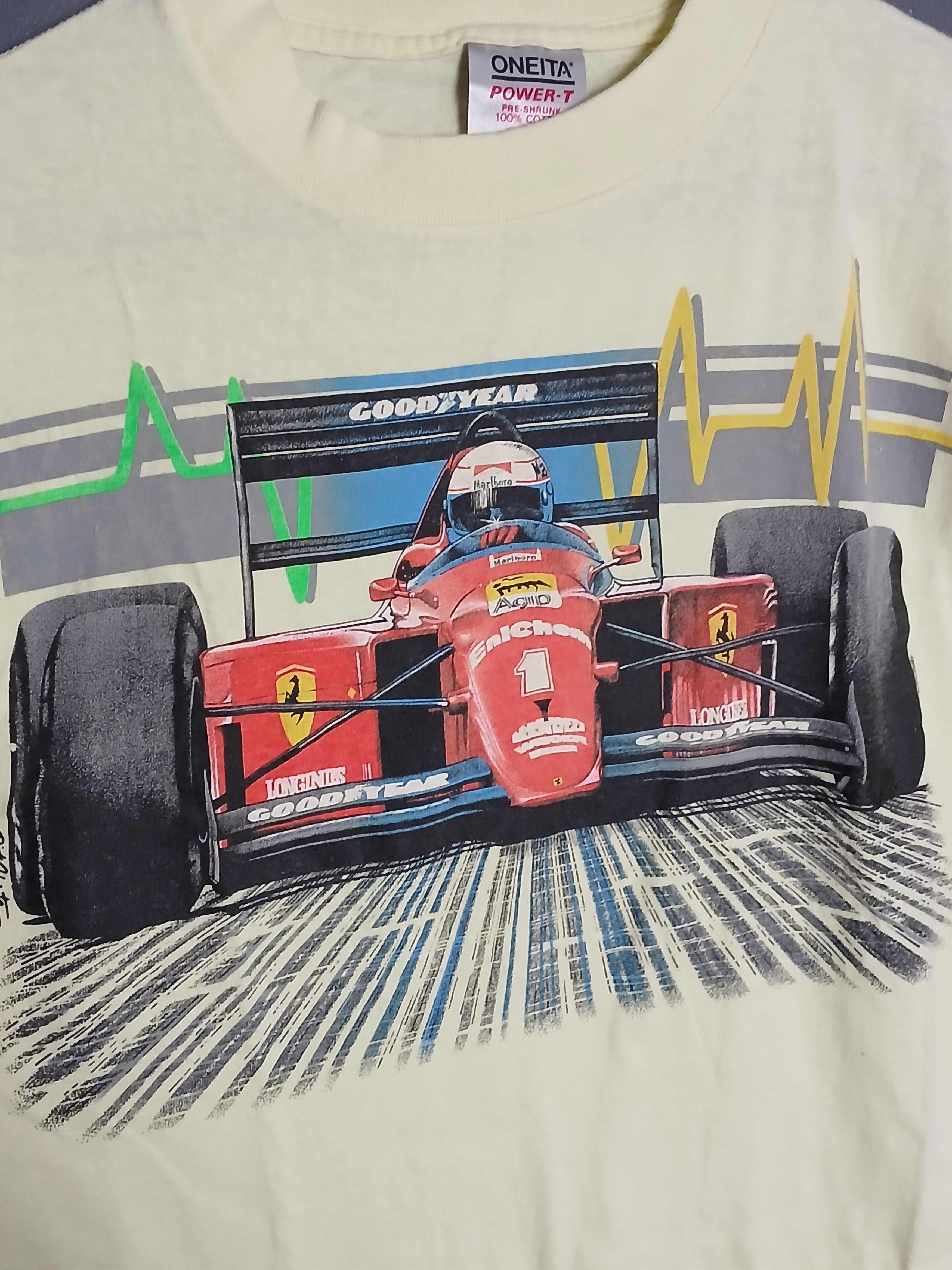 Vintage Vintage Ferrari F1 Racing Single Stitch T-Shirt Size US L / EU 52-54 / 3 - 3 Thumbnail