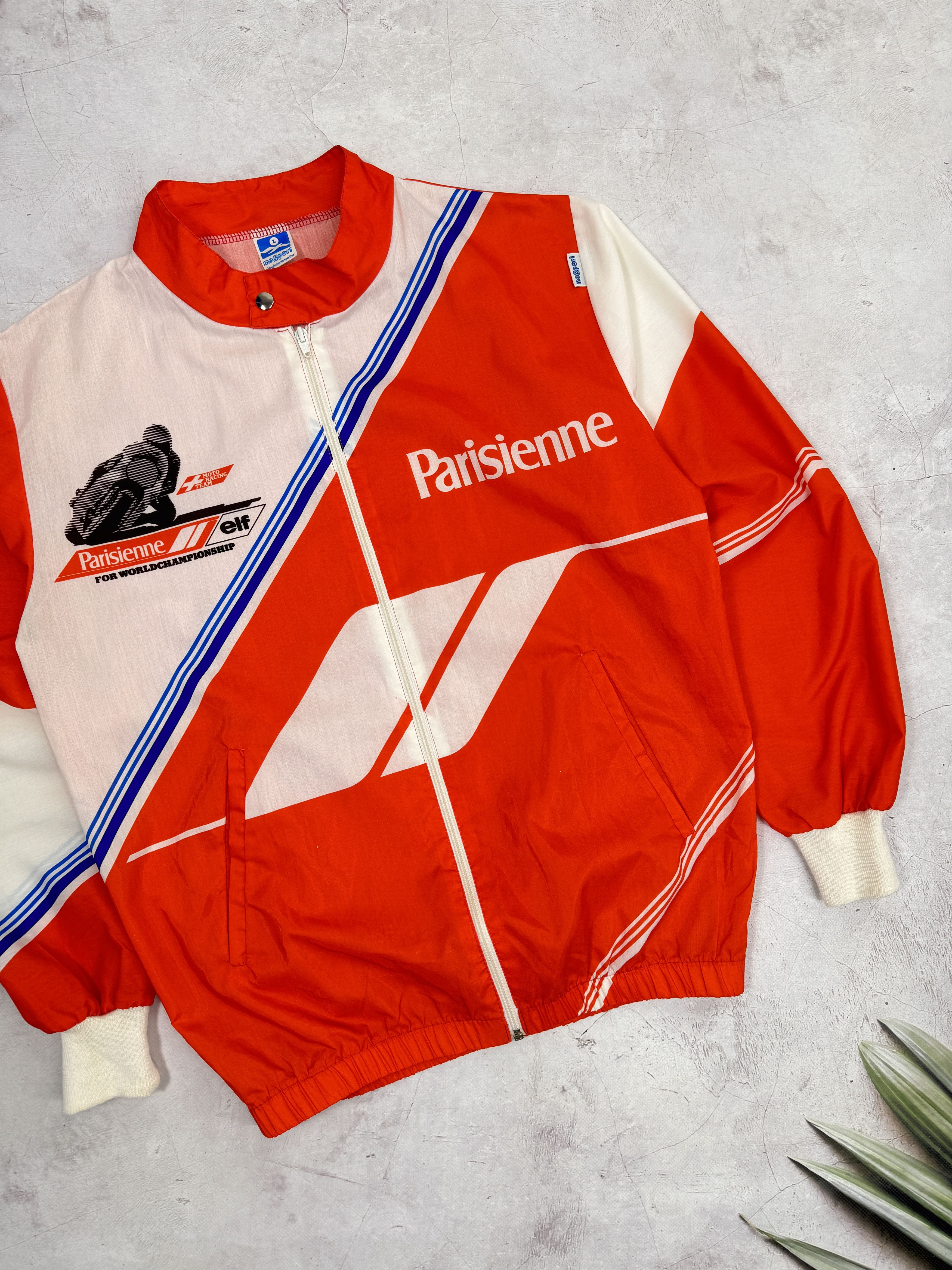 Vintage Vintage Parisienne Elf Worldchampion Jacket Swiss Moto Team Size US L / EU 52-54 / 3 - 3 Thumbnail