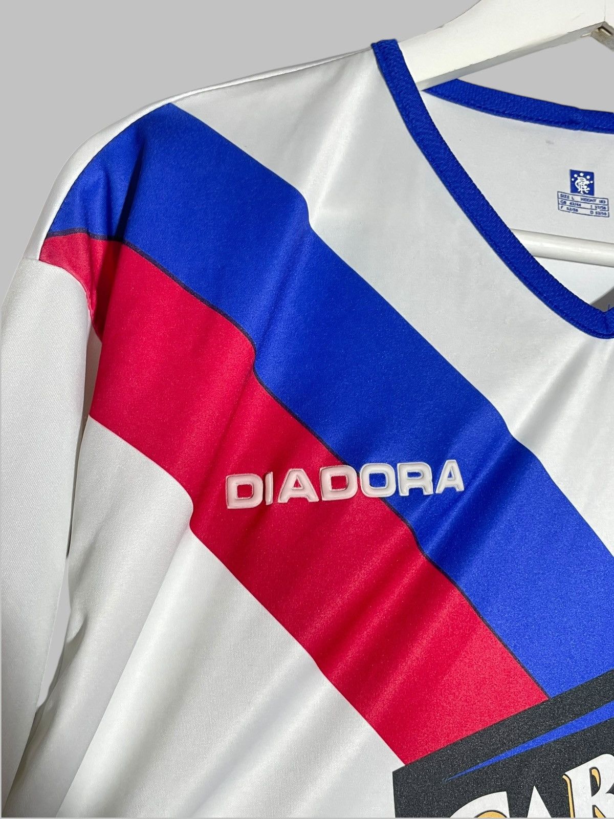 Diadora × Vintage Rangers Didadora 2004/05 Away Vintage Football Shirt Size US L / EU 52-54 / 3 - 5 Thumbnail