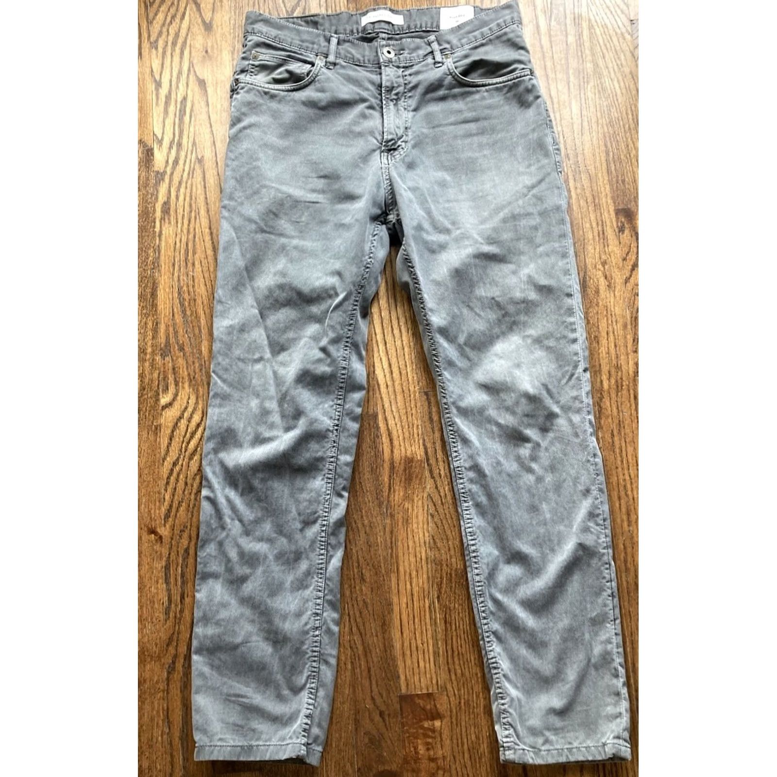 Billy Reid Billy Reid Pants Mens Size 30 Gray Corduroy Chino 5 Pocket USA Made Size US 30 / EU 46 - 2 Thumbnail