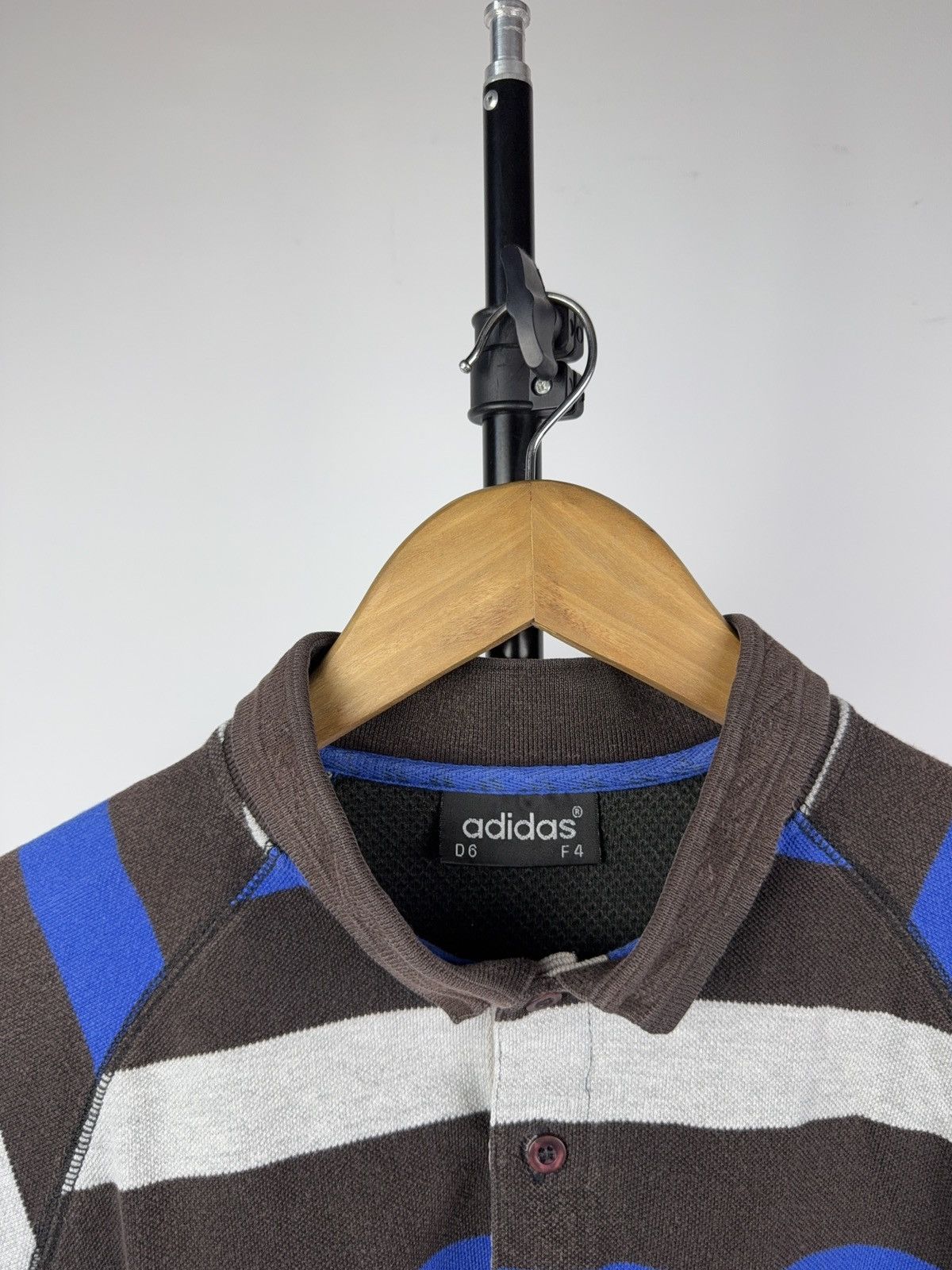 Adidas Vintage 90s Adidas Retro Multicolour striped Y2K Polos Size US M / EU 48-50 / 2 - 8 Thumbnail