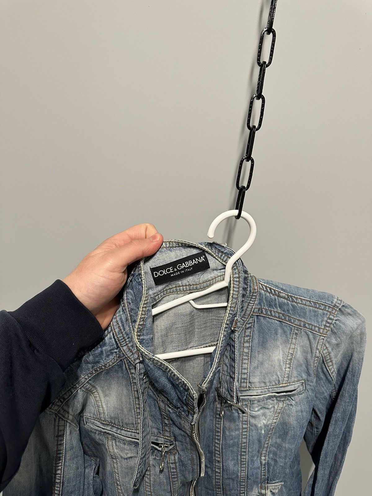 Dolce & Gabbana Vintage Archival Dolce & Gabbana 00s Y2K Denim Jacket Size M / US 6-8 / IT 42-44 - 17 Thumbnail
