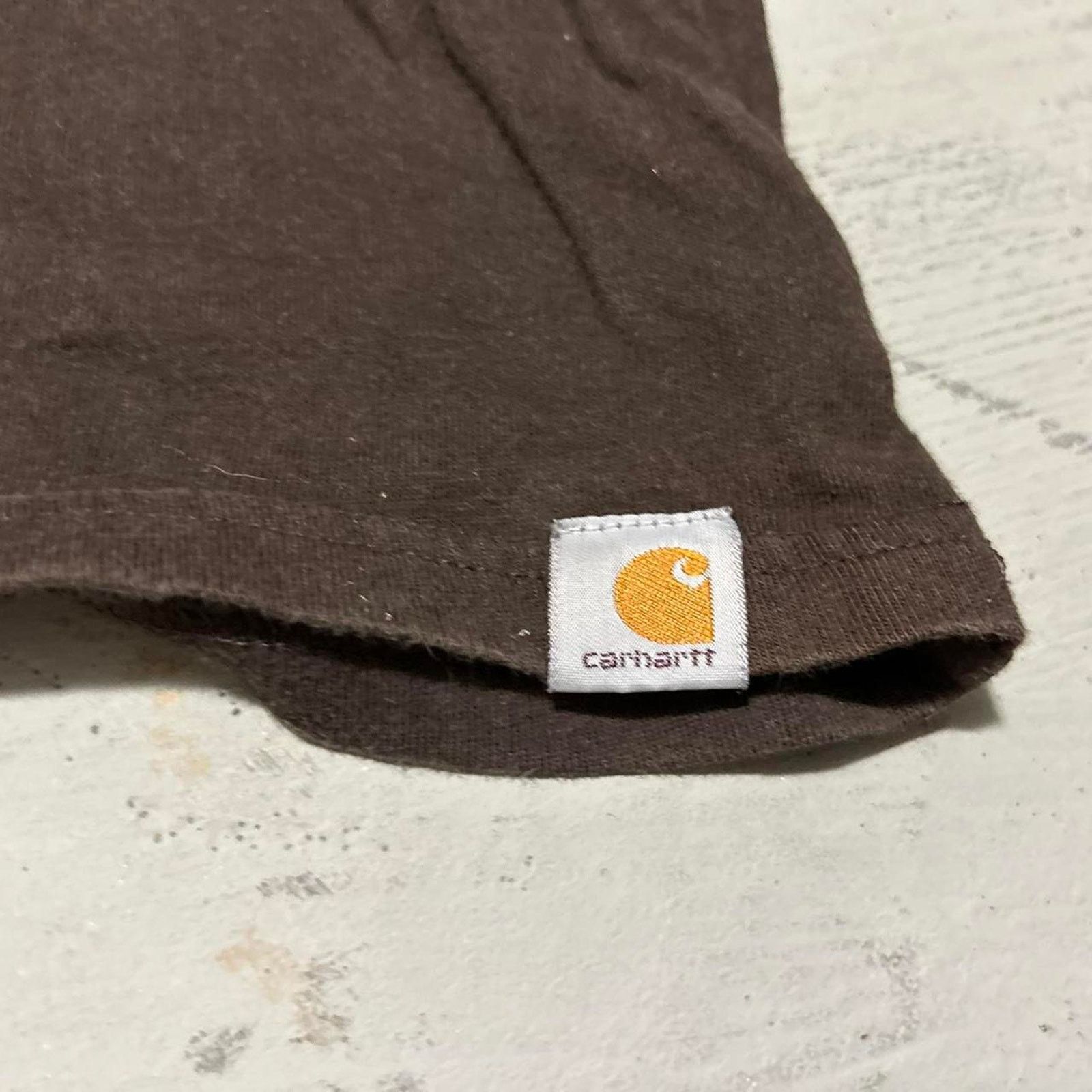 Carhartt Carhartt Brown T-Shirt with Camo Shoulders and Logo Size US S / EU 44-46 / 1 - 3 Thumbnail