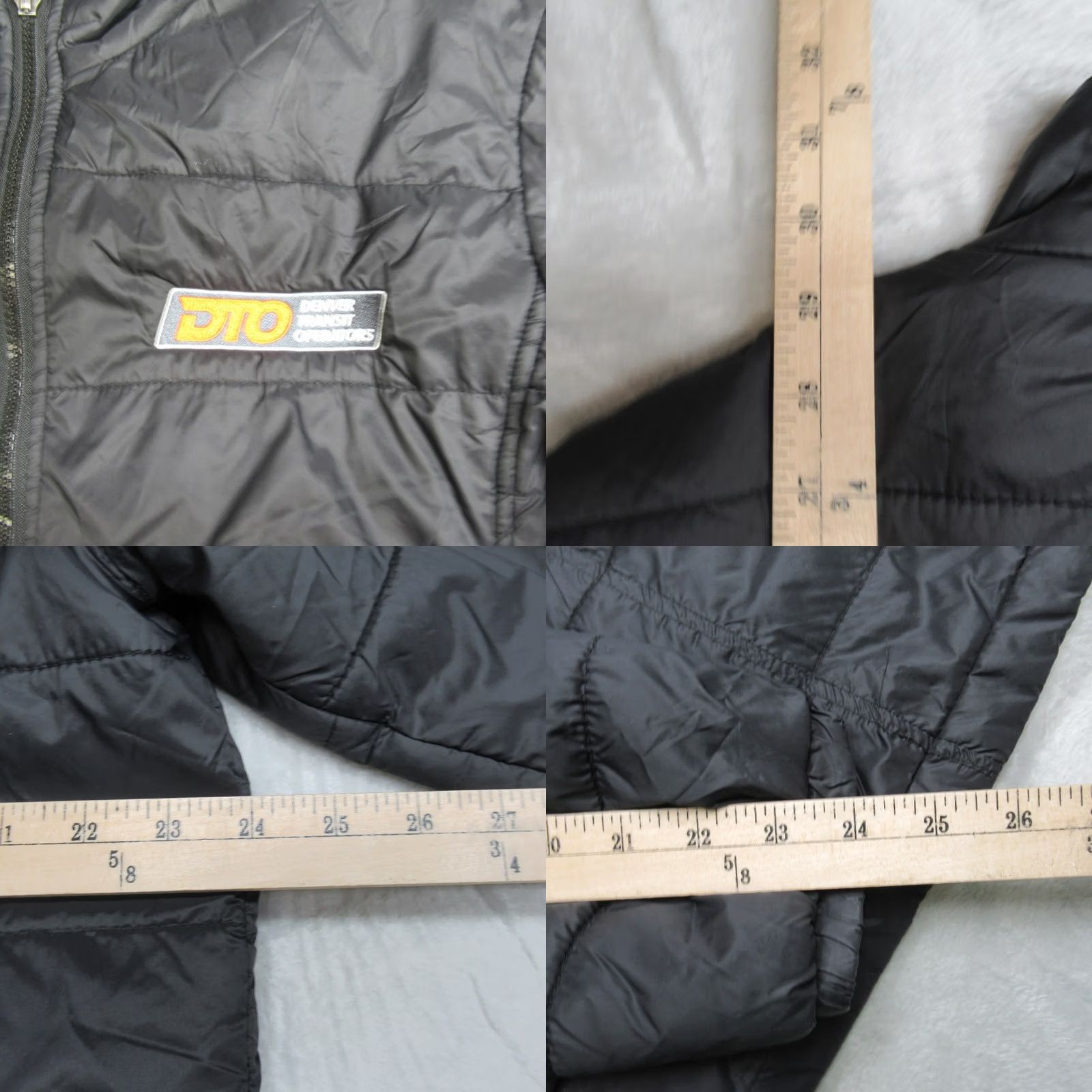 Port Authority VINTAGE Port Authority Jacket Mens XL Black Insulated RTD Bus Driver Quilted Puffer LOGO Size US XL / EU 56 / 4 - 8 Thumbnail