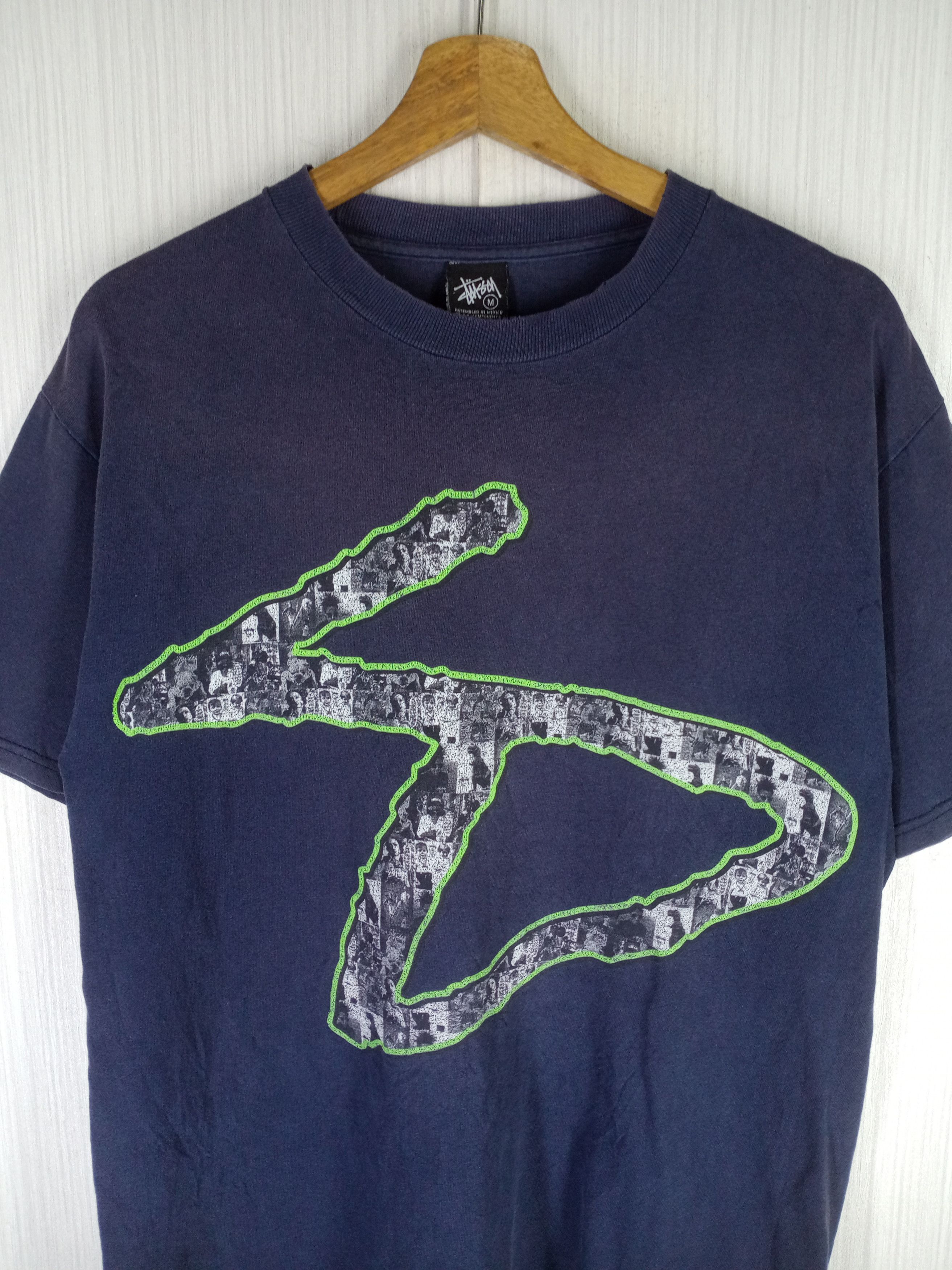 Stussy Rare Vintage Stussy Photo Big Logo Tshirt Size US M / EU 48-50 / 2 - 2 Thumbnail