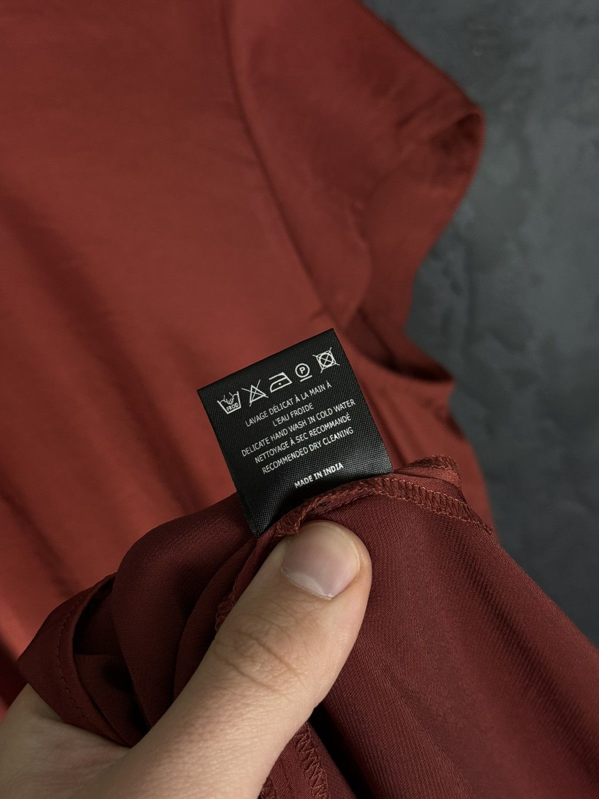 Isabel Marant Isabel Marant Etoile Burgundy Midi Dress With Sleeves Size XS / US 0-2 / IT 36-38 - 18 Thumbnail