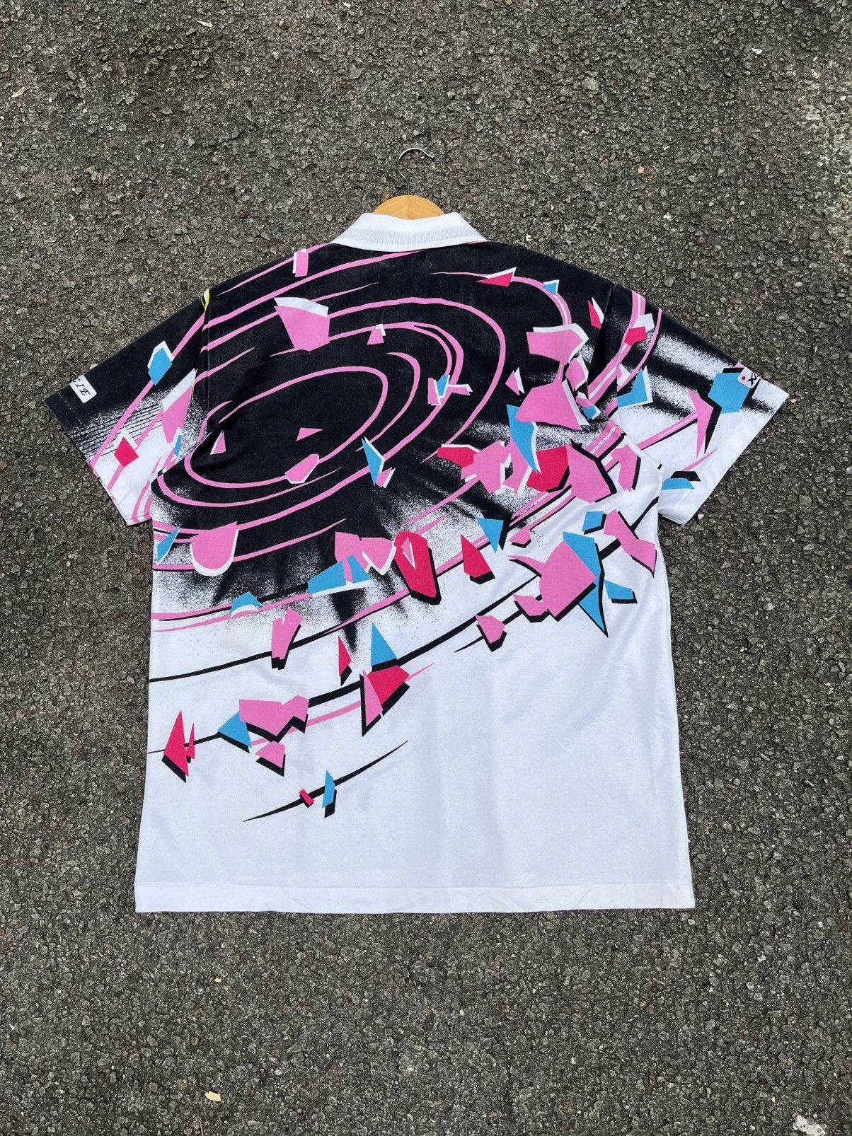 Japanese Brand Vintage 90s NITTAKU Table Tennis Jersey Single Stitch Size US L / EU 52-54 / 3 - 9 Thumbnail