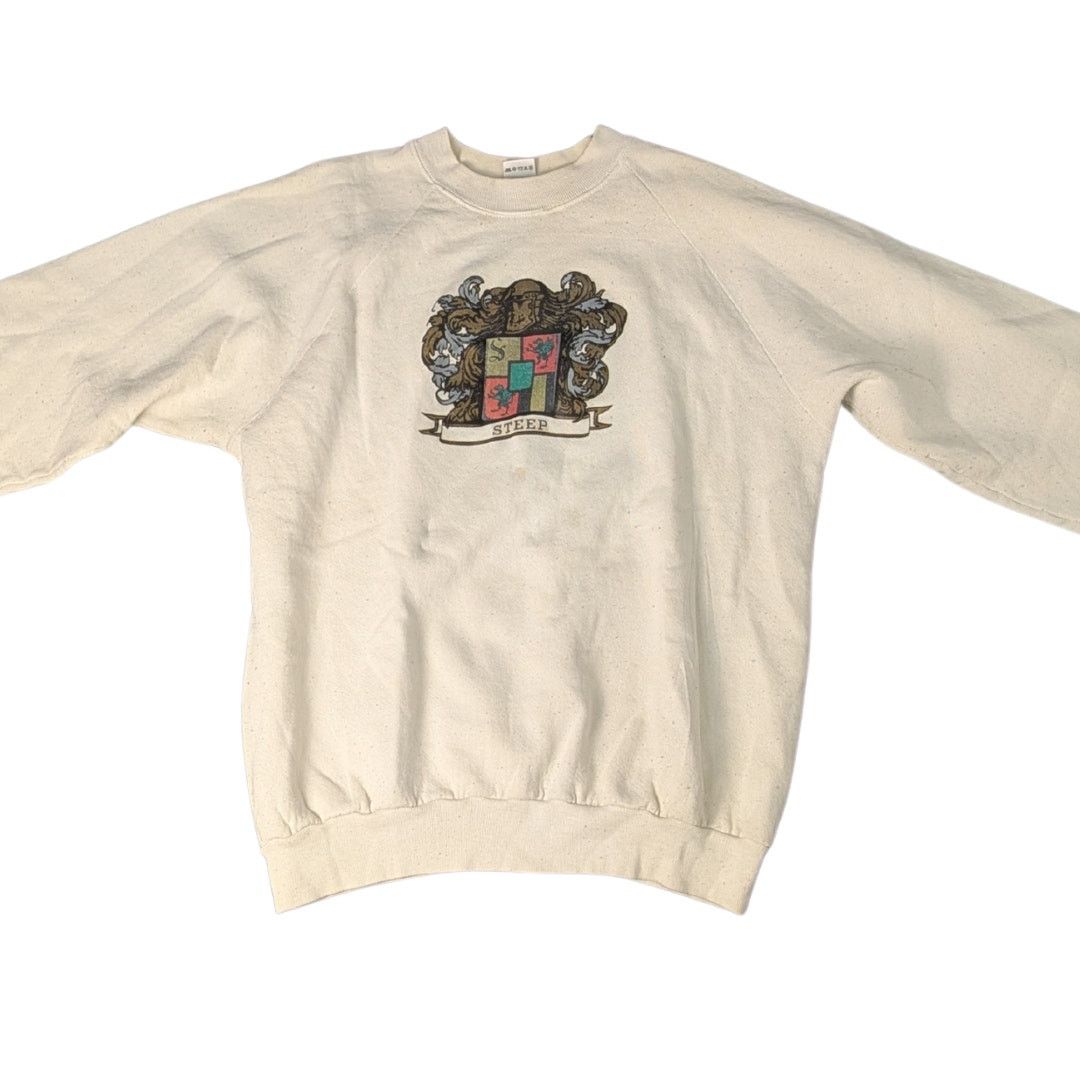 Fruit Of The Loom Vintage Steep Family Crest Crewneck Sweatshirt | Unisex L Size US L / EU 52-54 / 3 - 1 Thumbnail