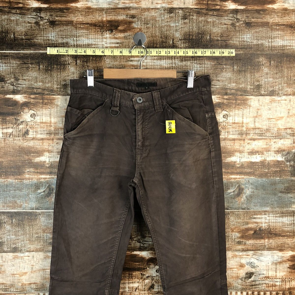 Japanese Brand Cau ooo Brown vintage Casual Pants #A1425 Size US 30 / EU 46 - 4 Thumbnail