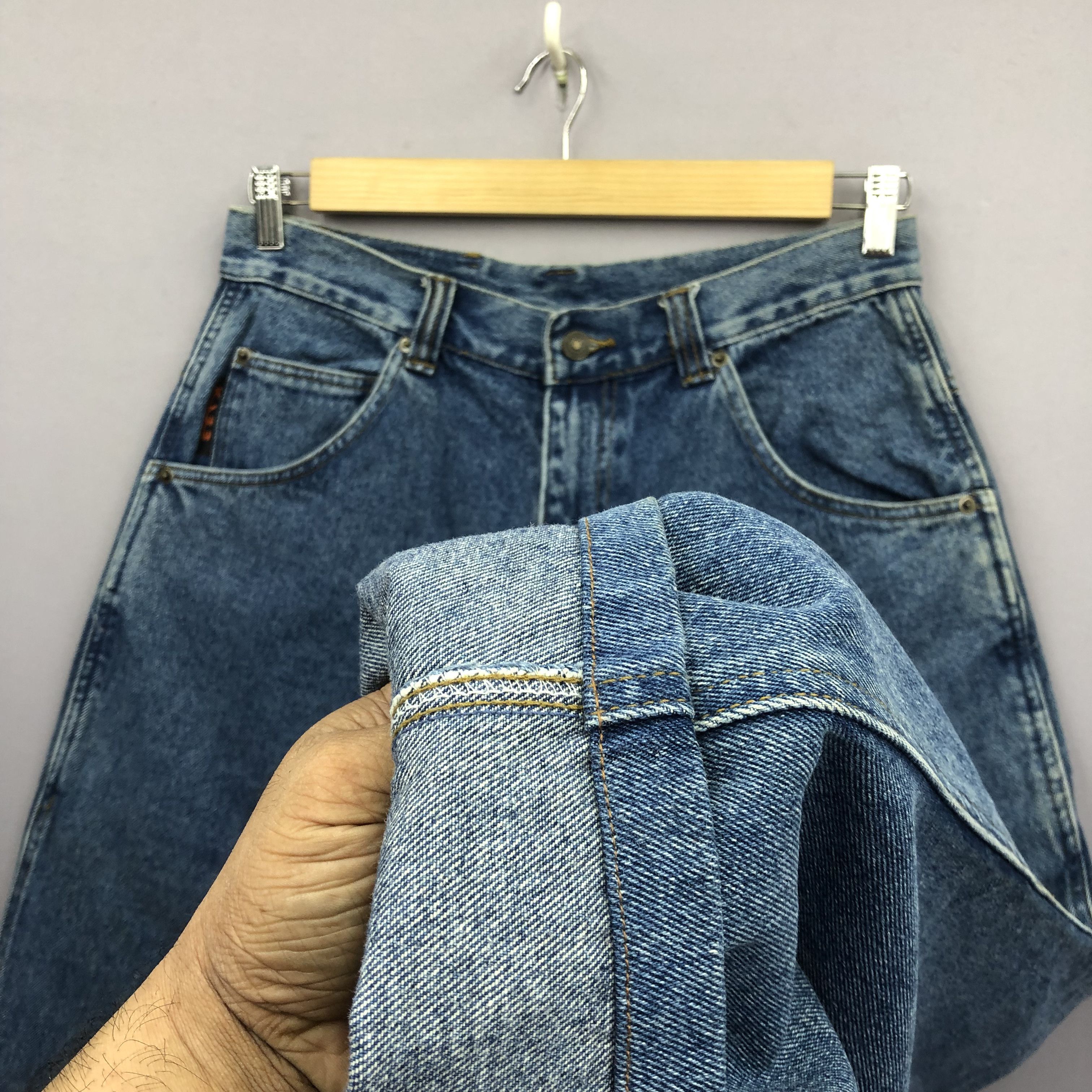 Japanese Brand Crazy Y2K/2000s Japanese Faded Jnco Style Baggy Jeans Denim Size US 32 / EU 48 - 8 Thumbnail