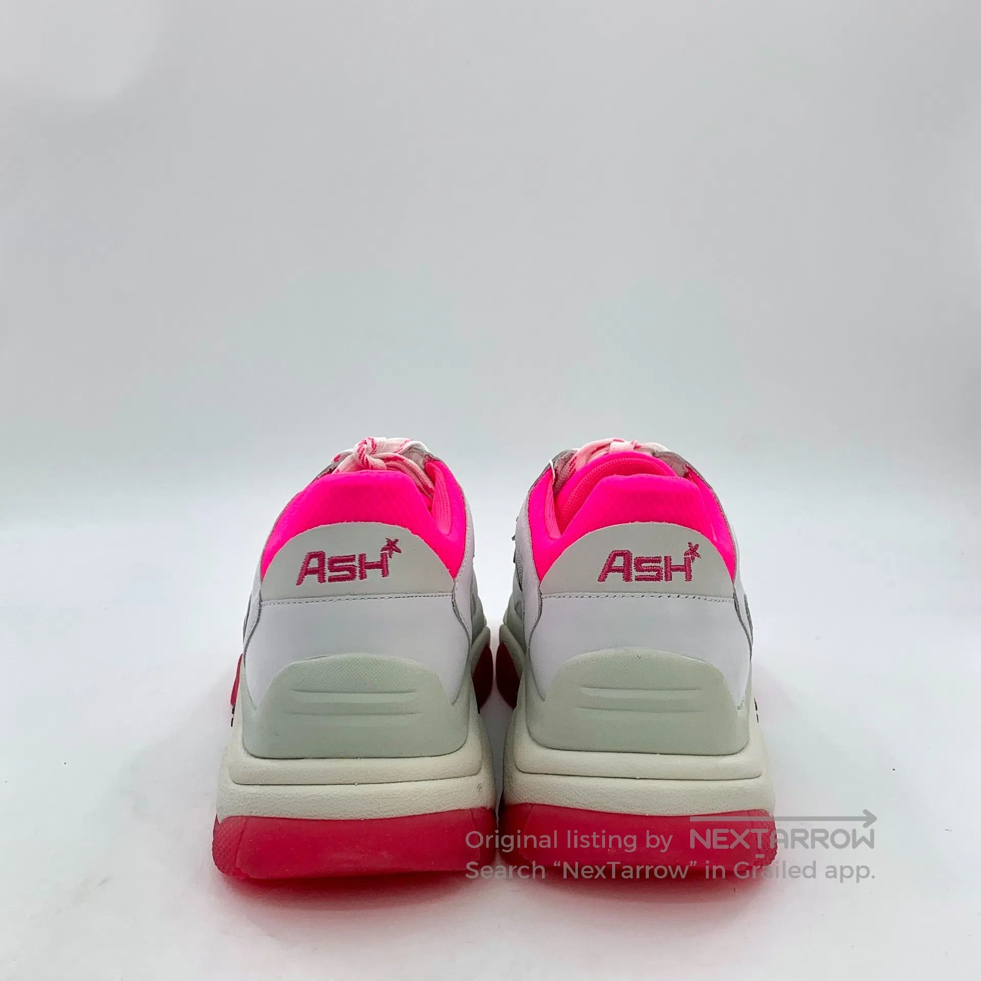 ASH ASH White Laced Casual Flat Dad Shoes| Size US 9.5 / IT 39.5 - 4 Thumbnail