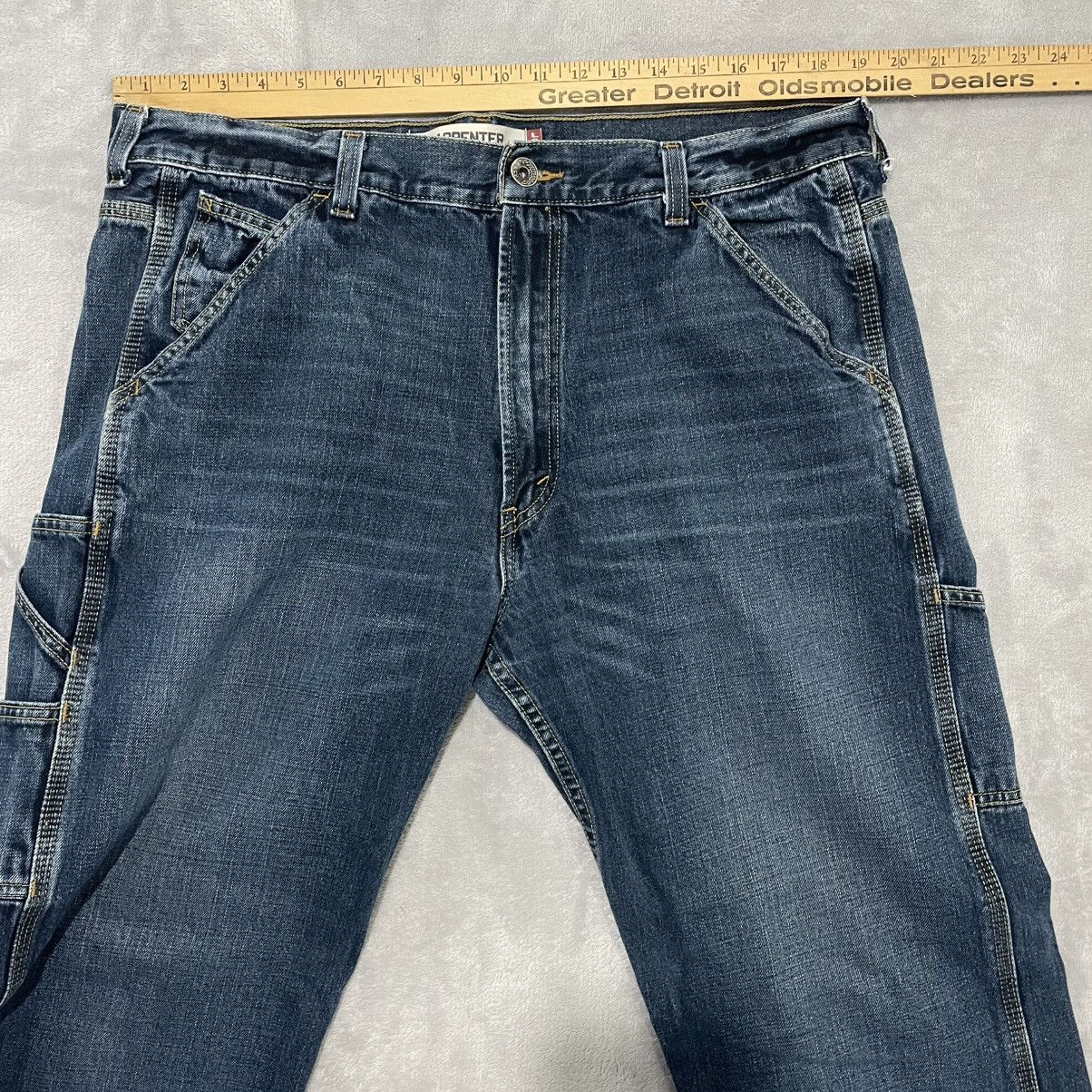 Levi's Vintage Clothing Vintage Levis Carpenter Jeans 38x32 Blue Y2K Baggy Fit Size US 38 / EU 54 - 3 Thumbnail
