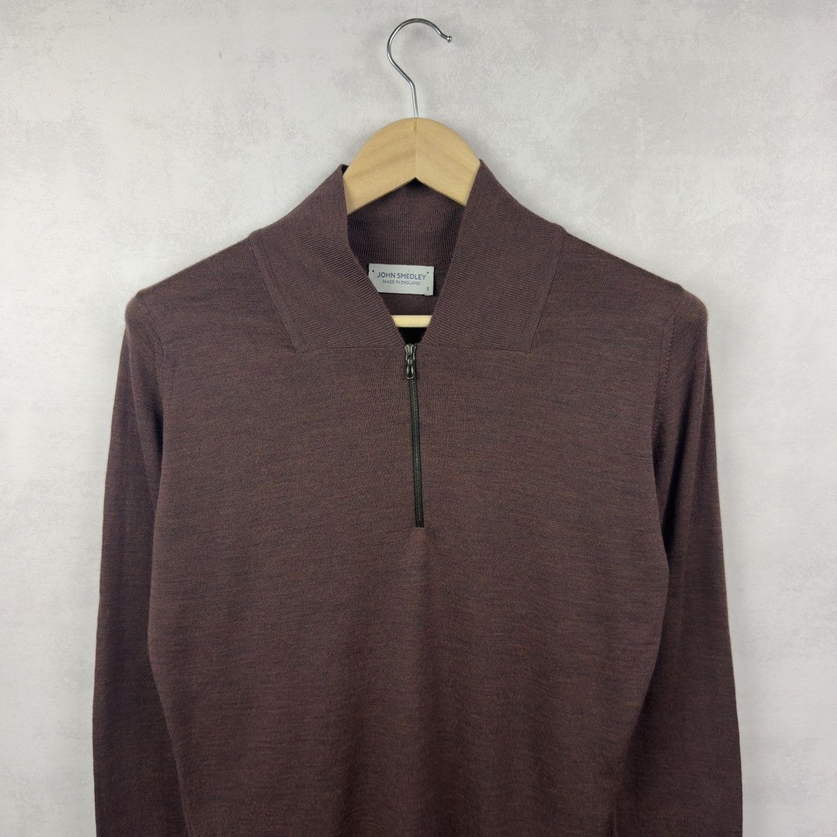 John Smedley John Smedley Men’s 1/4 Zip Merino Wool Sweater Jumper Size S Size US S / EU 44-46 / 1 - 2 Thumbnail