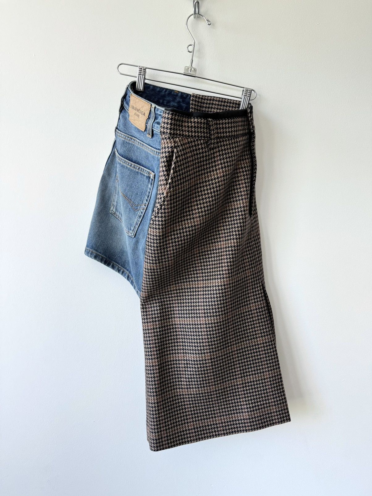 Balenciaga NWT Balenciaga Trompe L'Oeil Skirt Midi Front Short Back Size 26" / US 2 / IT 38 - 1 Thumbnail