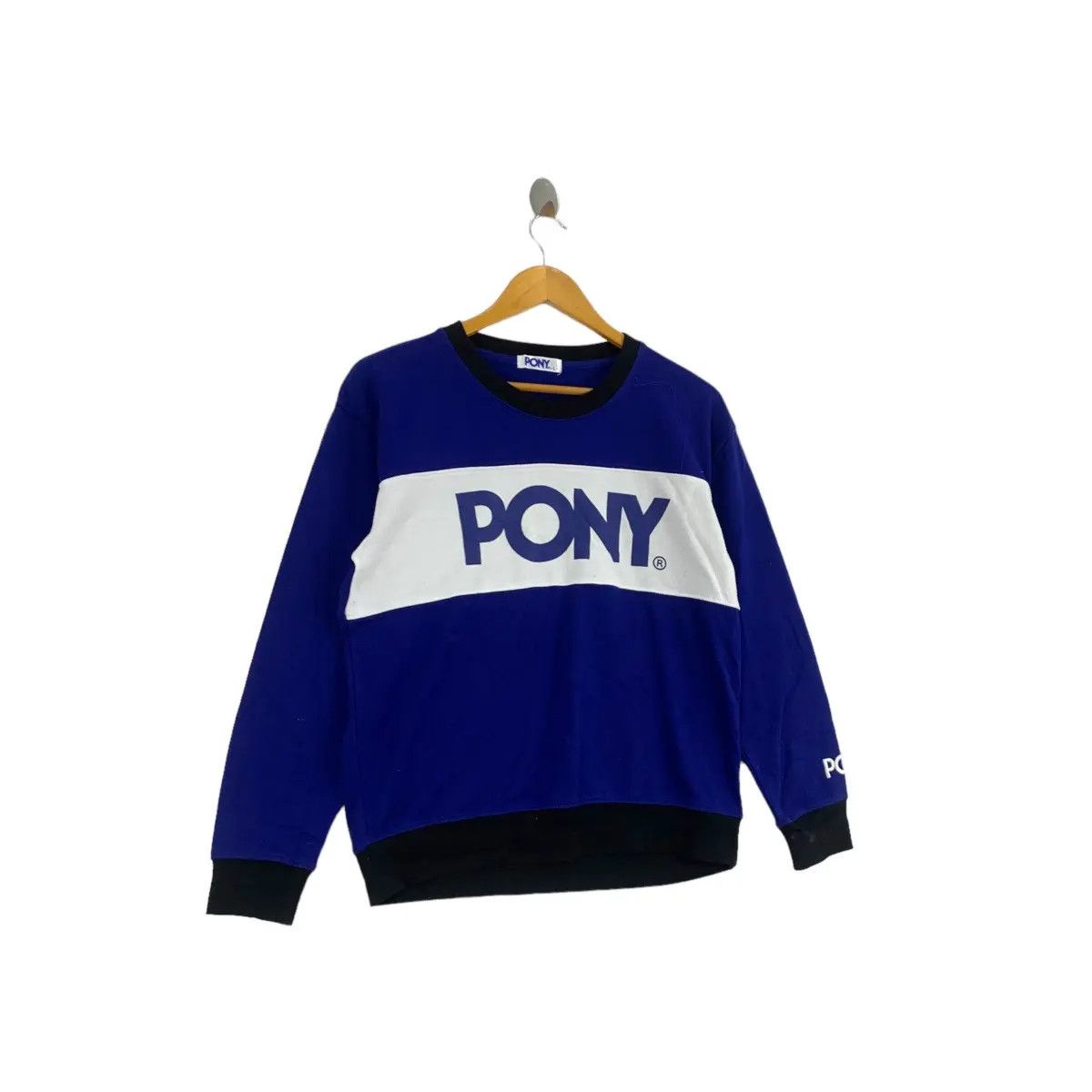 PONY PONY USA Big Brand Print Multi Color Sweatshirt Size US L / EU 52-54 / 3 - 2 Thumbnail