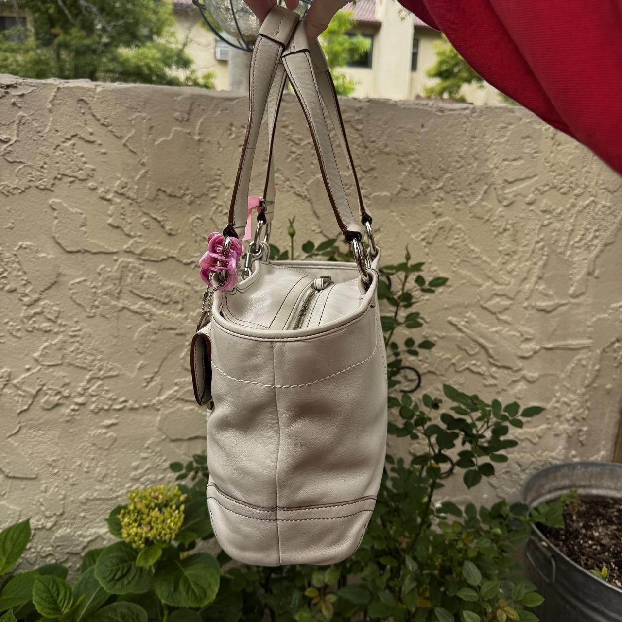 Coach Y2K White Leather Coach Soho Tote Size ONE SIZE - 5 Thumbnail