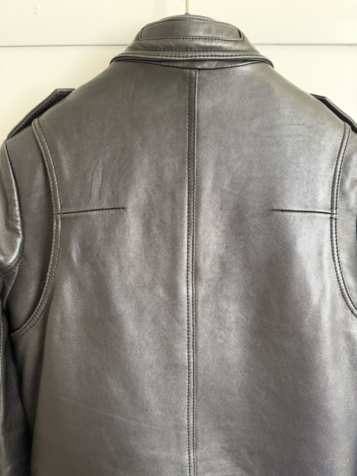 Hedi Slimane Stud Homme L-Zip Leather Jacket Size US M / EU 48-50 / 2 - 7 Thumbnail