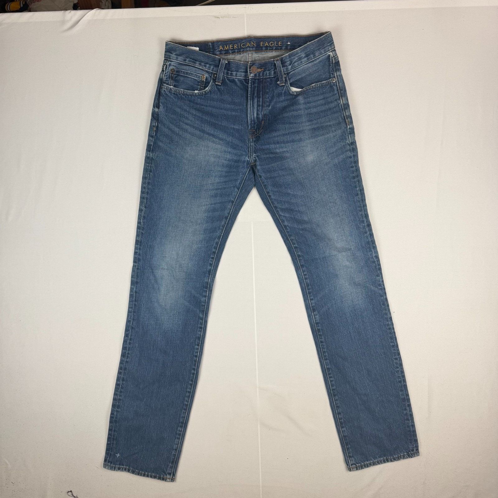 American Eagle Outfitters American Eagle Mens 32x36 Slim Jeans 360 Next Level Flex Med Size US 32 / EU 48 - 6 Thumbnail