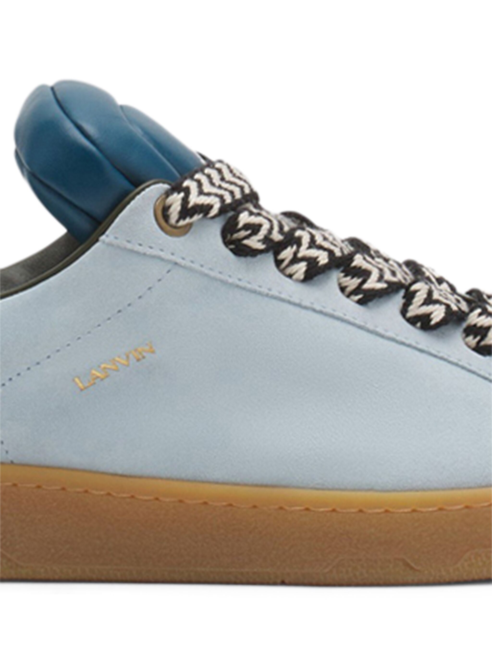 Future × Lanvin os11x1224 Dup / Hyper Curb Low-Top Sneakers in Light Blue Size US 7 / EU 40 - 2 Thumbnail