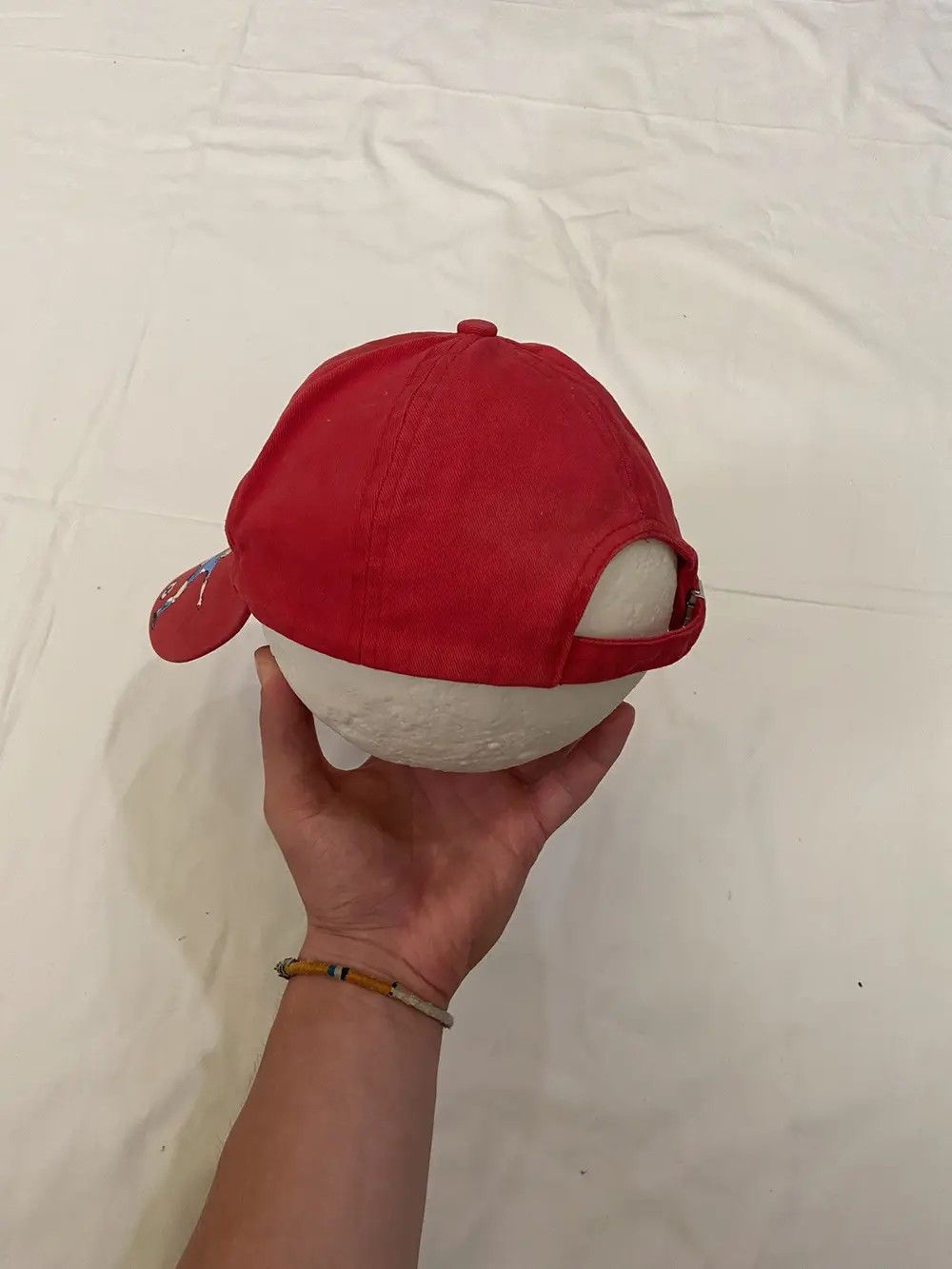 Vintage VINTAGE 90’S FC BAYERN MUNICH SOCCER FADED RED CAP HAT Y2K Size ONE SIZE - 3 Thumbnail