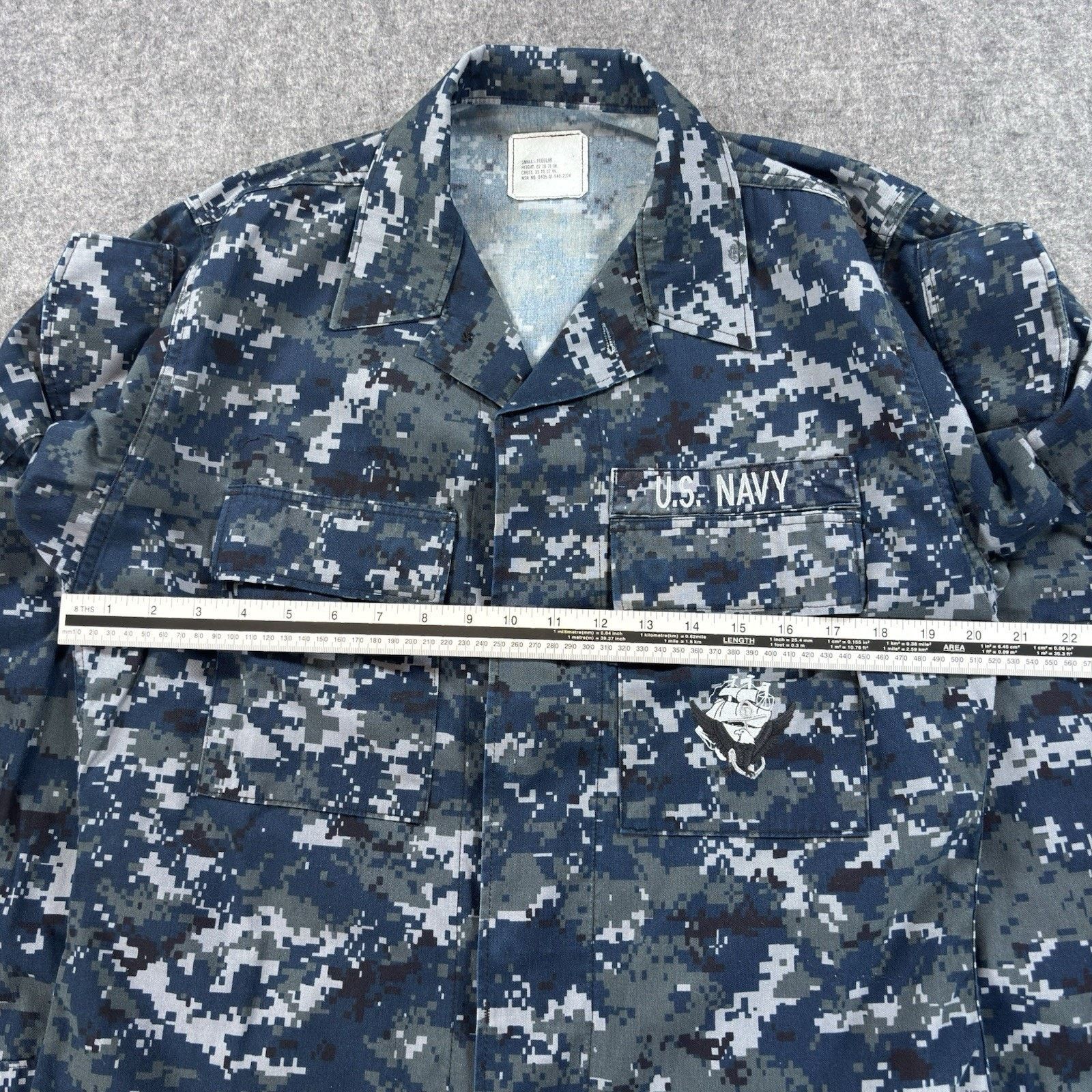 Other US NAVY NWU Type I Blue Digital Camo Working Small-Regular Size US S / EU 44-46 / 1 - 8 Thumbnail