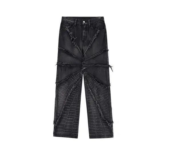 Jean Frayed Edges Baggy Jean Size US 31 - 2 Thumbnail