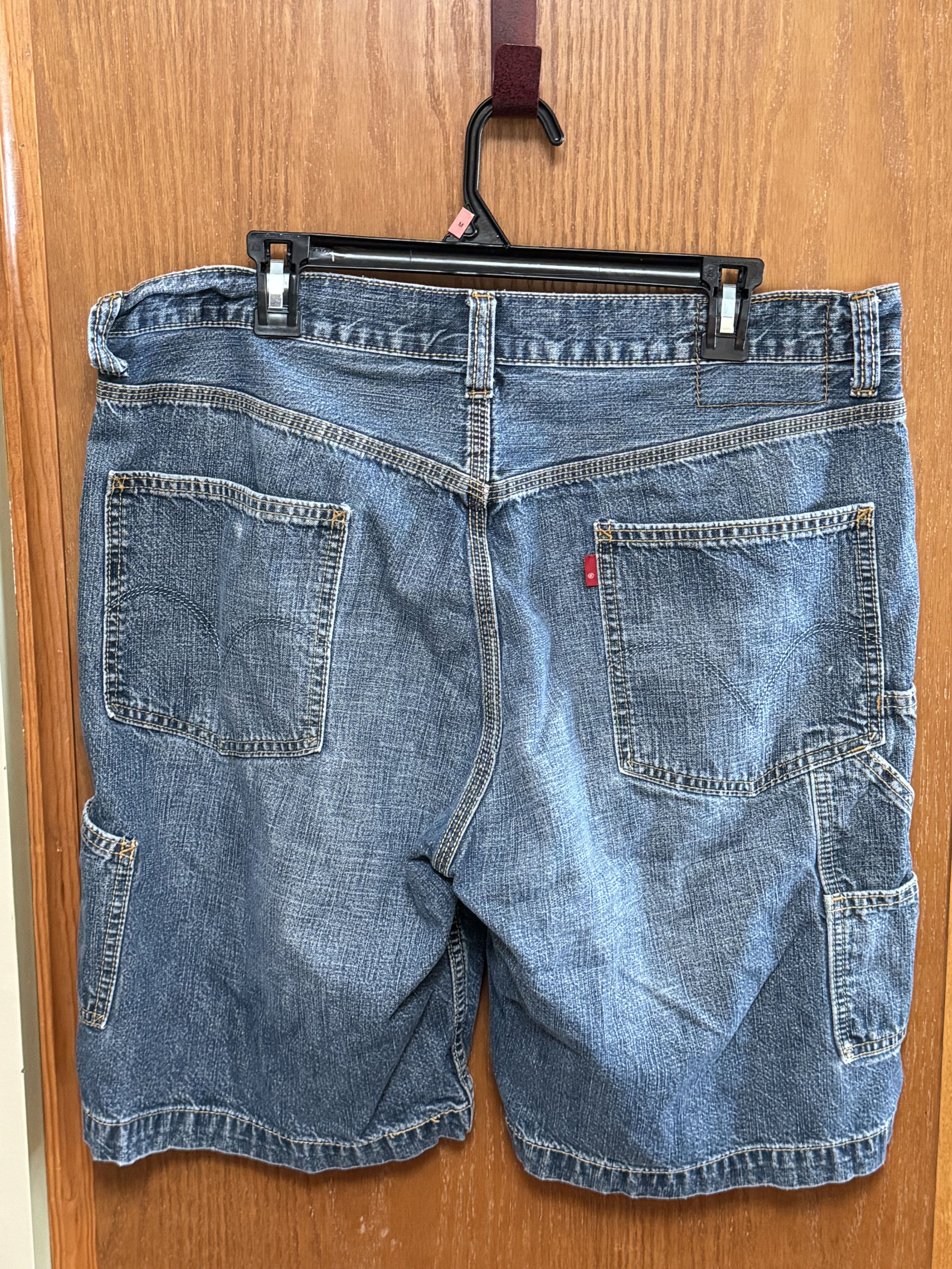 Levi's × Vintage Levi’s Jean Shorts Blank Tab sz 36 1/10 Size US 36 / EU 52 - 2 Thumbnail