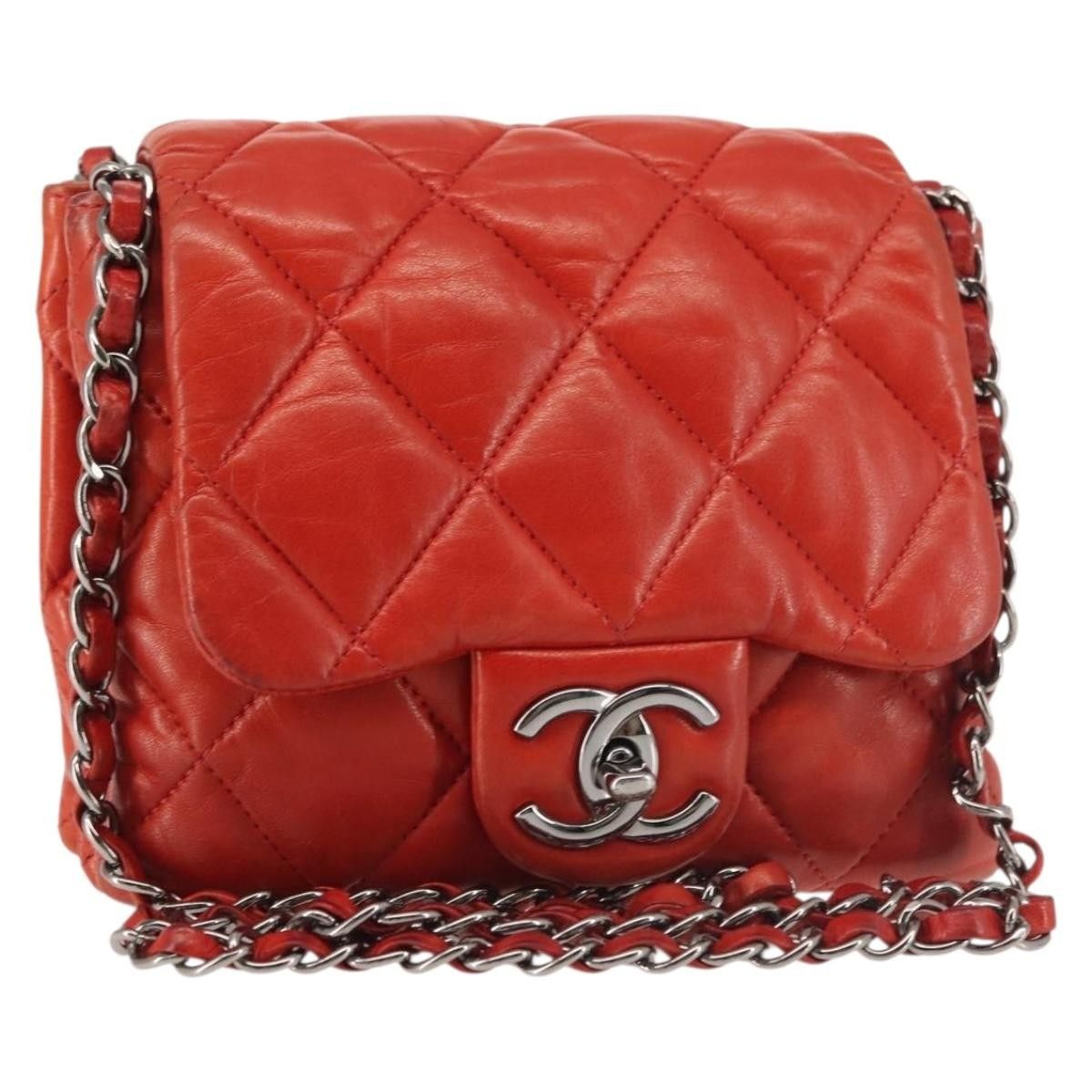 Chanel Chanel CC Triple Chain Full Flap Bag Quilted Lambskin Size ONE SIZE - 1 Thumbnail