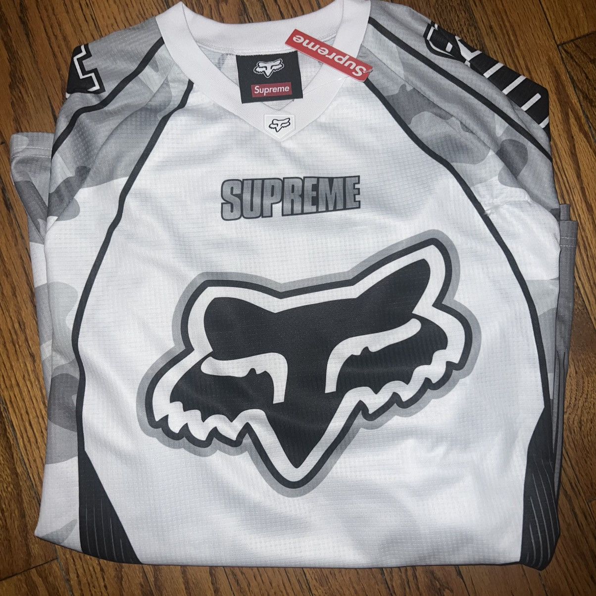 Fox Racing × Supreme Supreme Fox Racing DMX Jersey White Size:Large Size US L / EU 52-54 / 3 - 3 Thumbnail