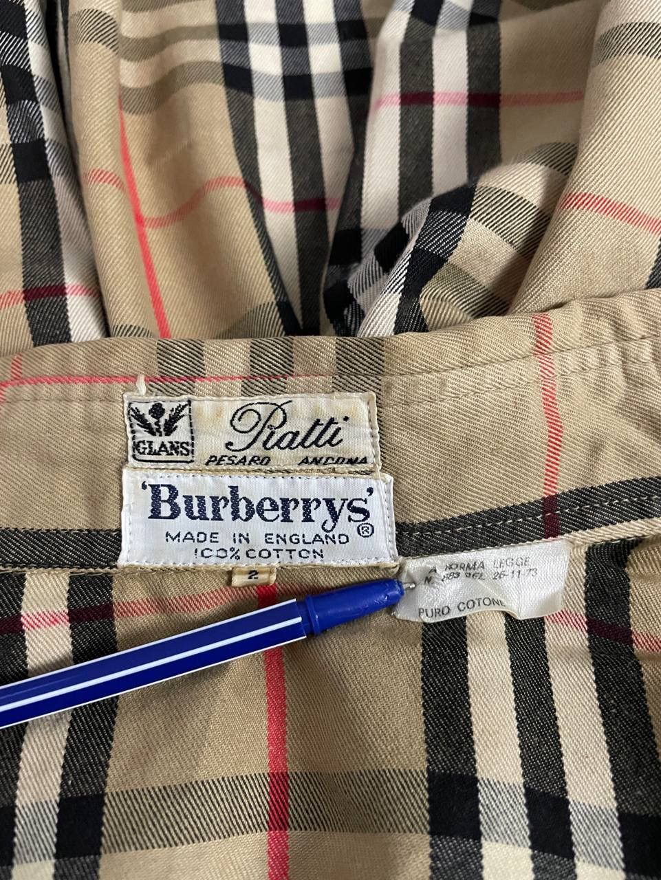 Burberry Burberry Shirt Vintage Nova Check Classic Size US L / EU 52-54 / 3 - 24 Thumbnail