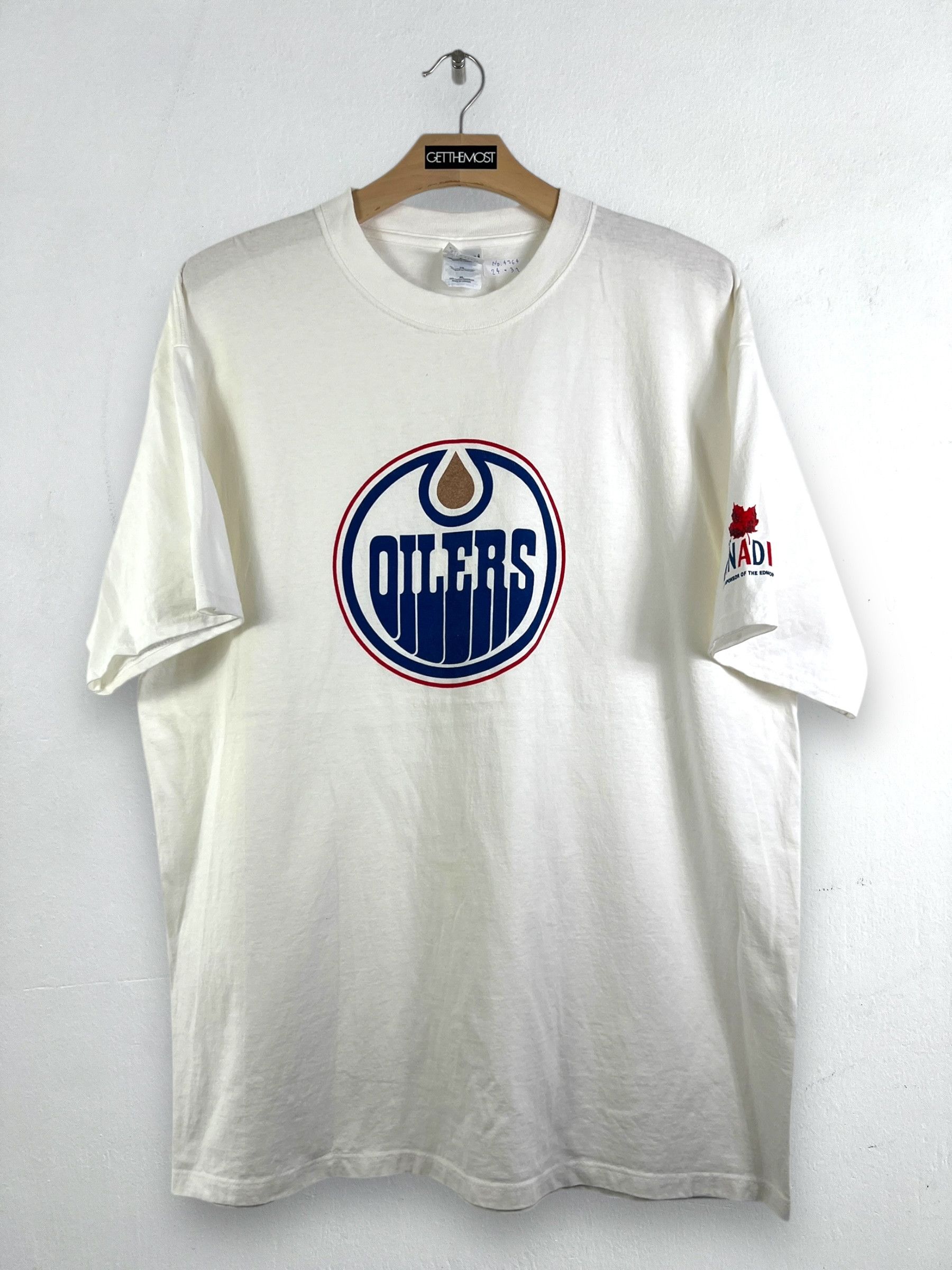 Vintage No.4764 Vintage CHL Edmonton Oilers Logo Graphic Tee (XL) Size US XL / EU 56 / 4 - 1 Thumbnail