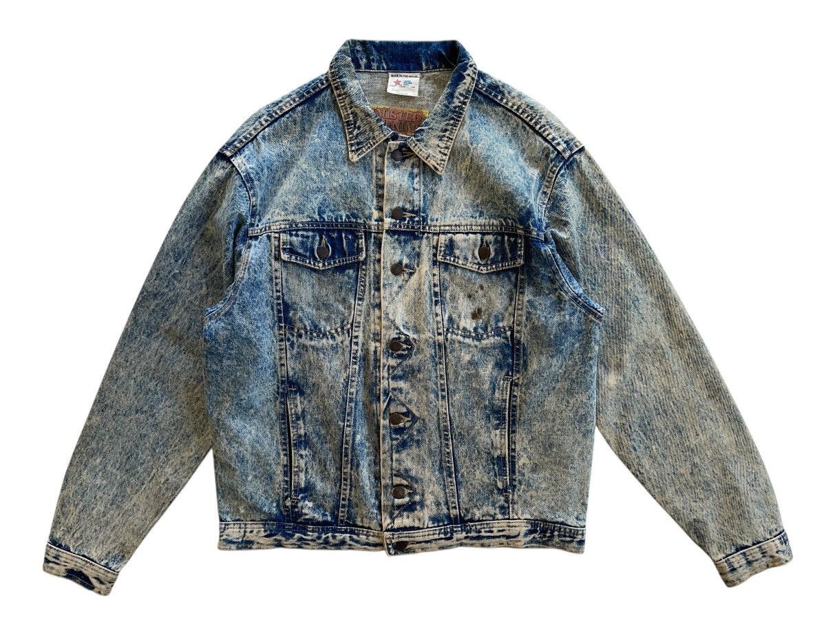 Vintage Vintage Dallas Cowboys Dusted Denim Acid Wash Jacket Size US L / EU 52-54 / 3 - 3 Thumbnail