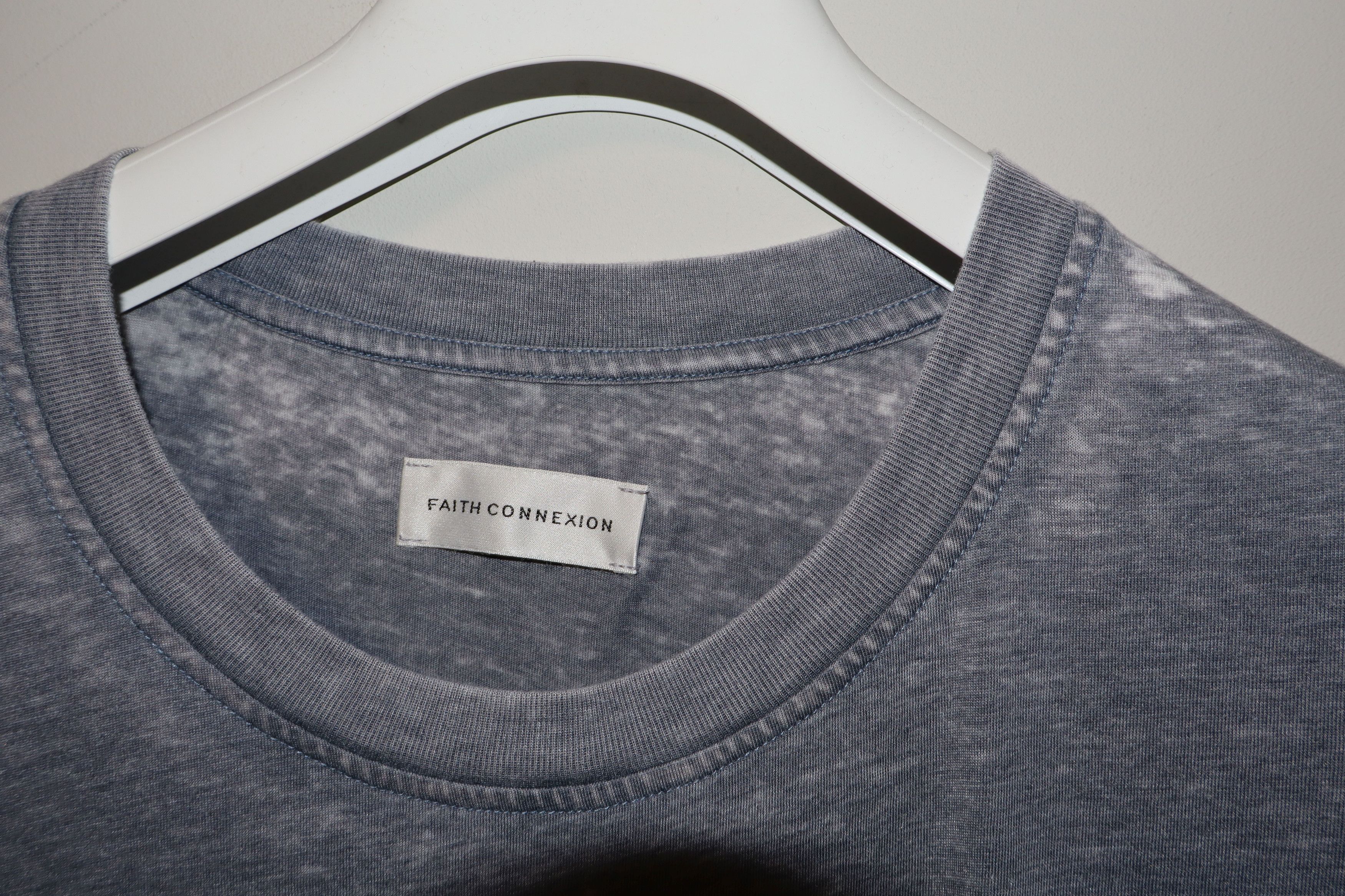 Faith Connexion Devore blue t-shirt Size US M / EU 48-50 / 2 - 9 Thumbnail