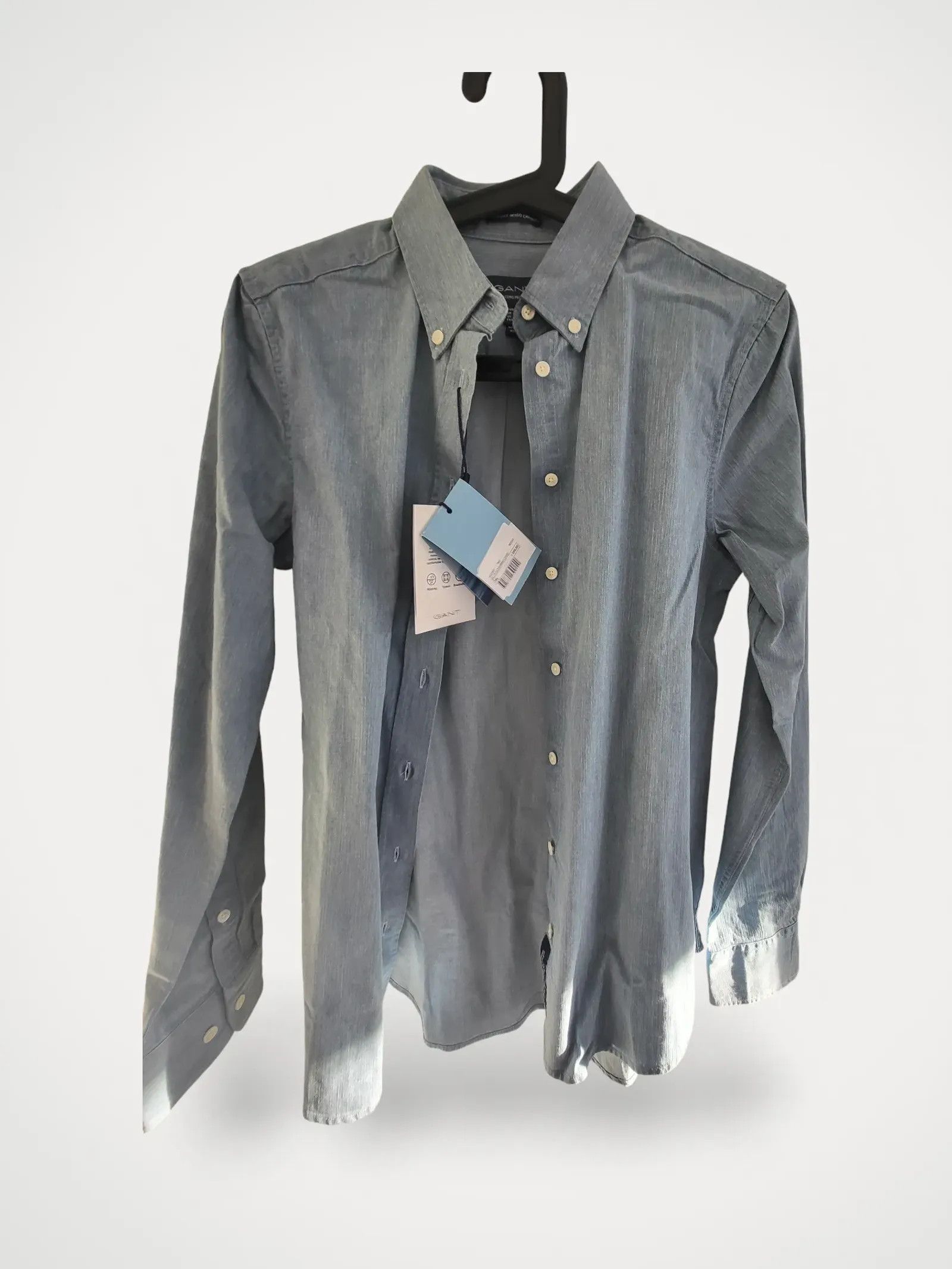 Gant Gant TP B CHAMBRAY SHIRT Shirt Size XS / US 0-2 / IT 36-38 - 1 Thumbnail