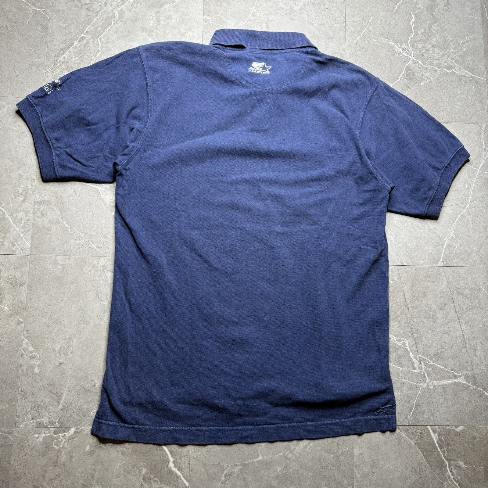 Starter Vintage 90s Notre Dame Fighting Irish Navy Blue Polo Shirt Size US M / EU 48-50 / 2 - 3 Thumbnail