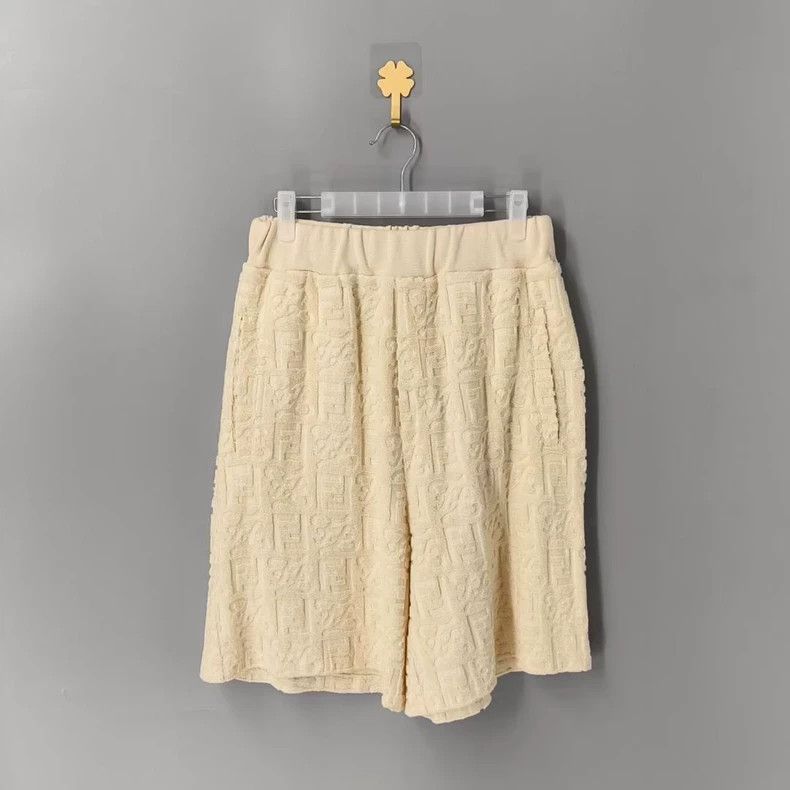 Fendi FENDI Logo Knit Casual Shorts Men's - dmc Size US 31 - 1 Thumbnail